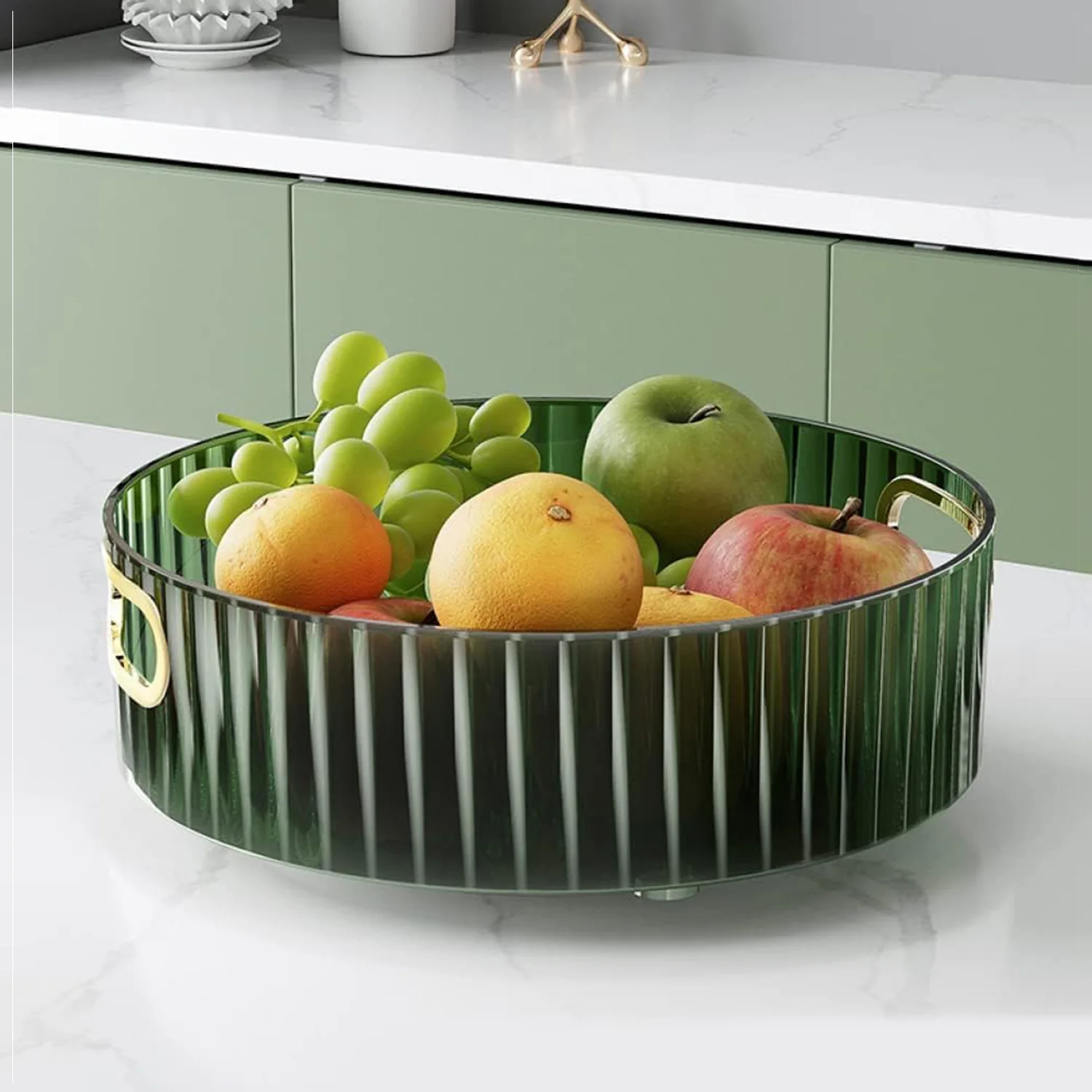 360° Rotating Multipurpose Storage Rack with Handles (1 Pc) - Image 4