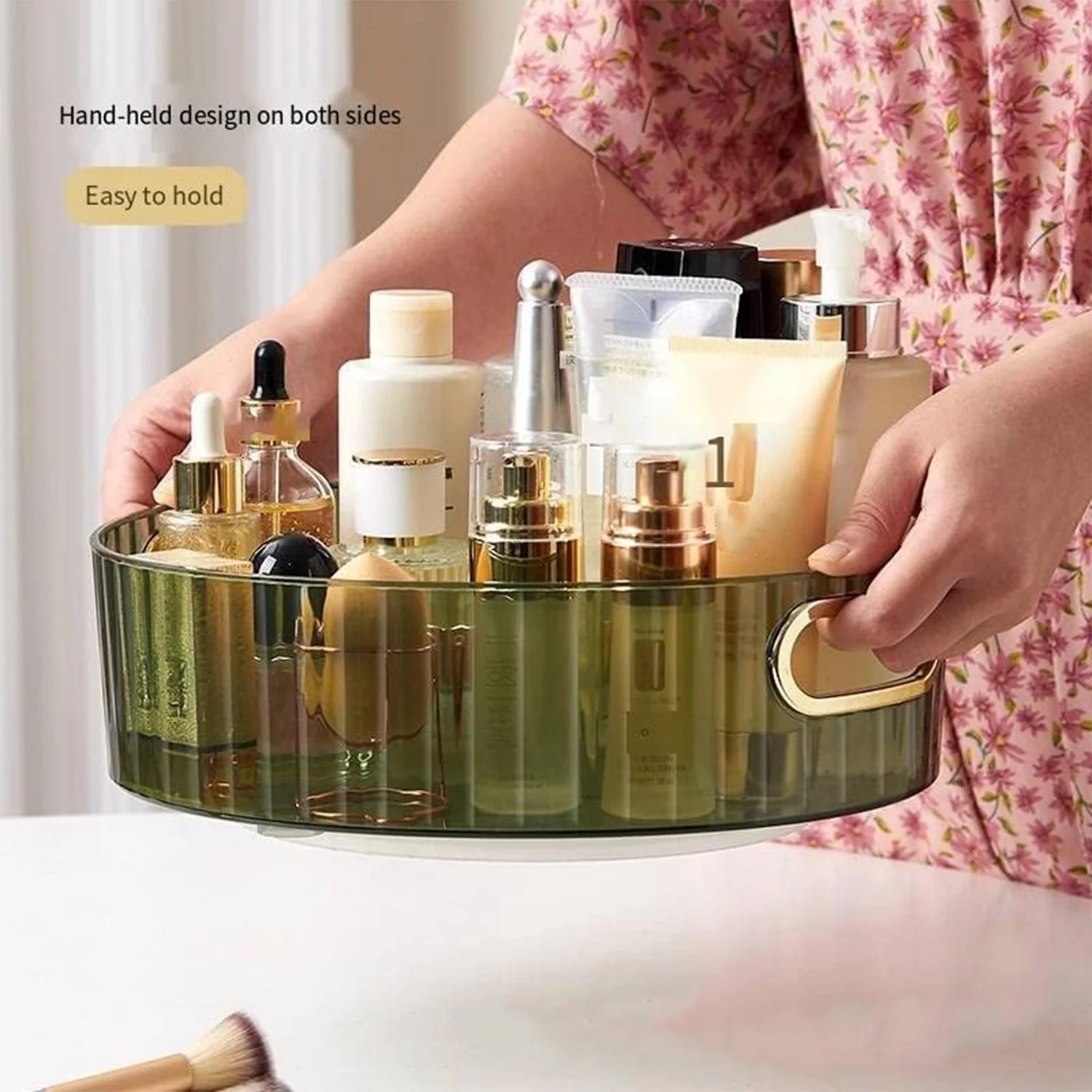 360° Rotating Multipurpose Storage Rack with Handles (1 Pc) - Image 7