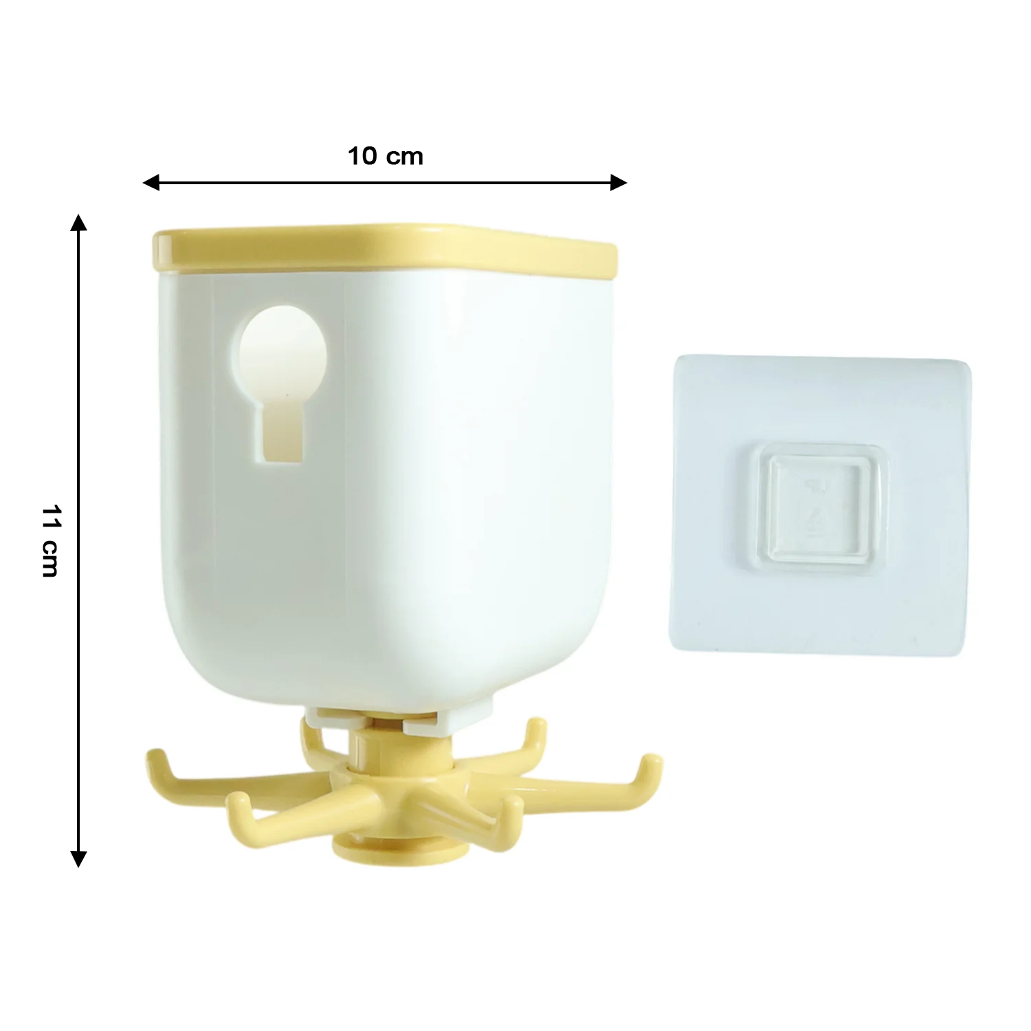 360° Rotating Storage Heavy Duty Sticky Wall Hook (1 Pc) - Image 6
