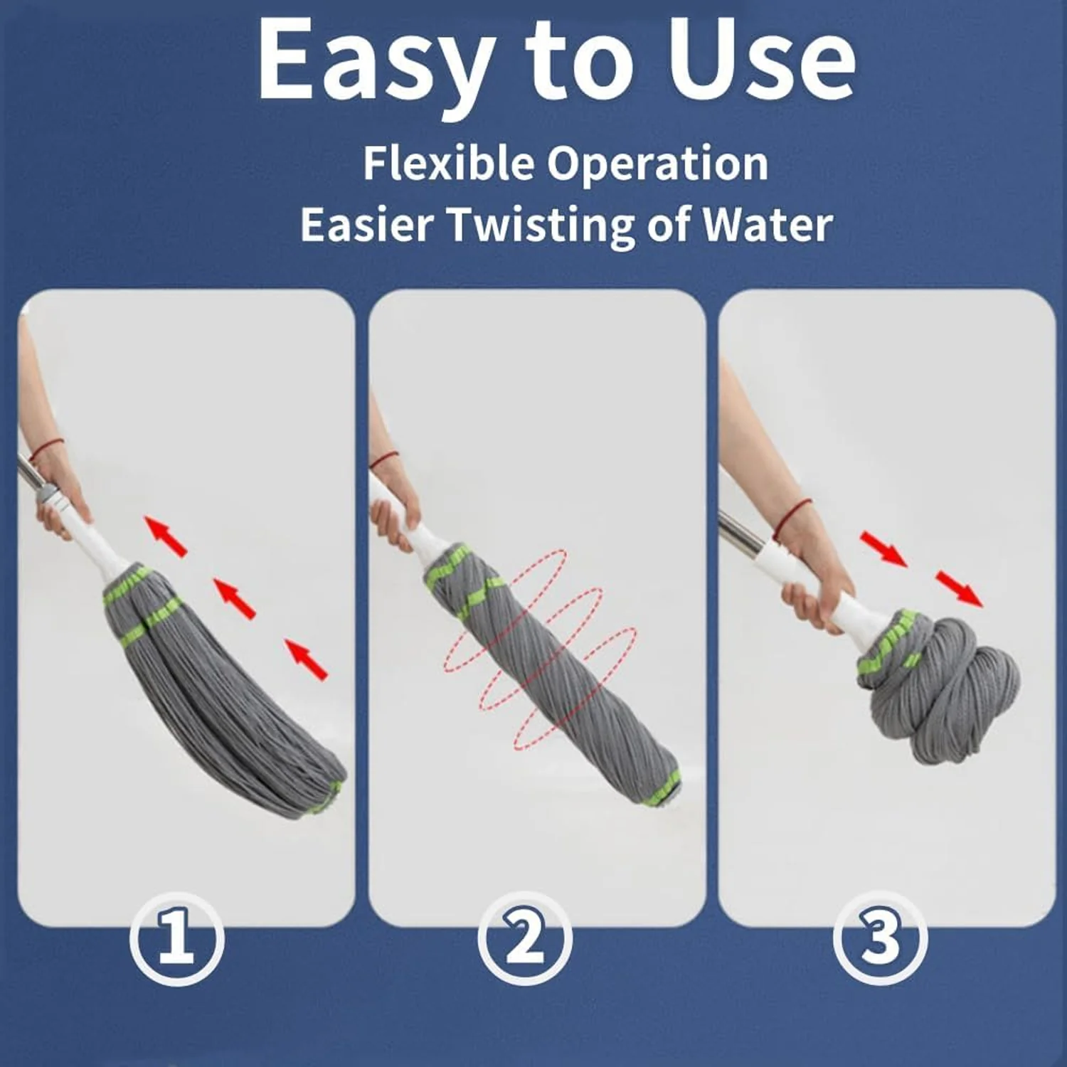 360° Spin Mop Floor Cleaning Mop (1 Pc) - Image 4