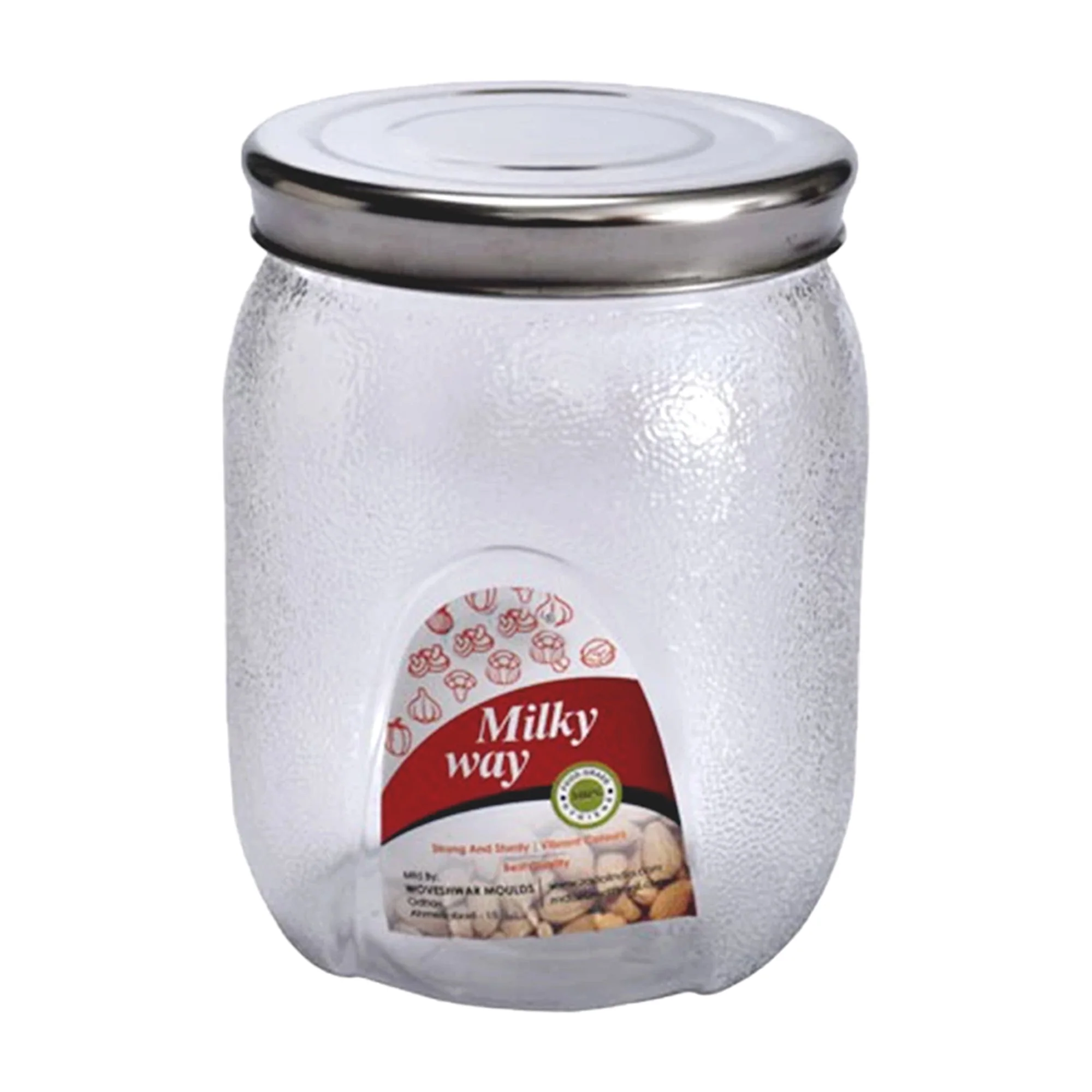 Plastic Mason Jar with Airtight lids (2000 ml) - Image 4