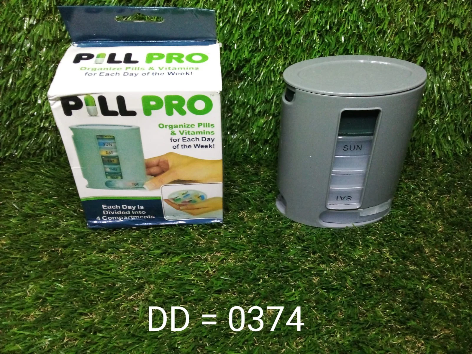 Pill Pro 7 Day Weekly Tablet Medicine Organizer Box - Image 6