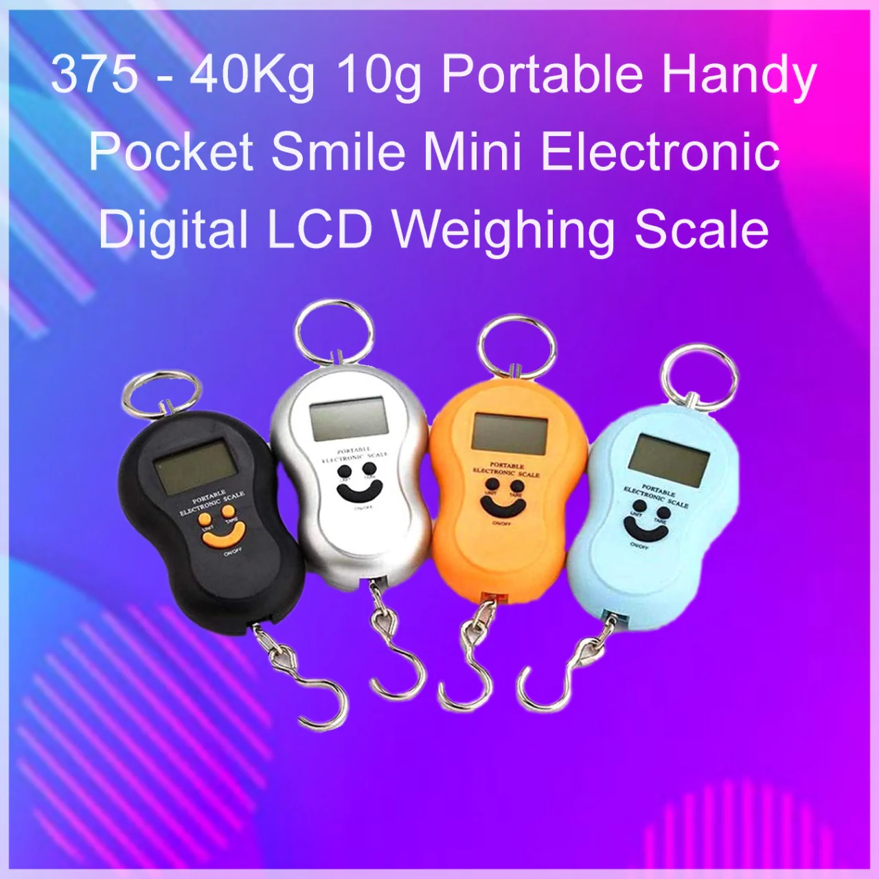 40Kg 10g Portable Handy Pocket Smile Mini Electronic Digital LCD Weighing Scale - Image 5