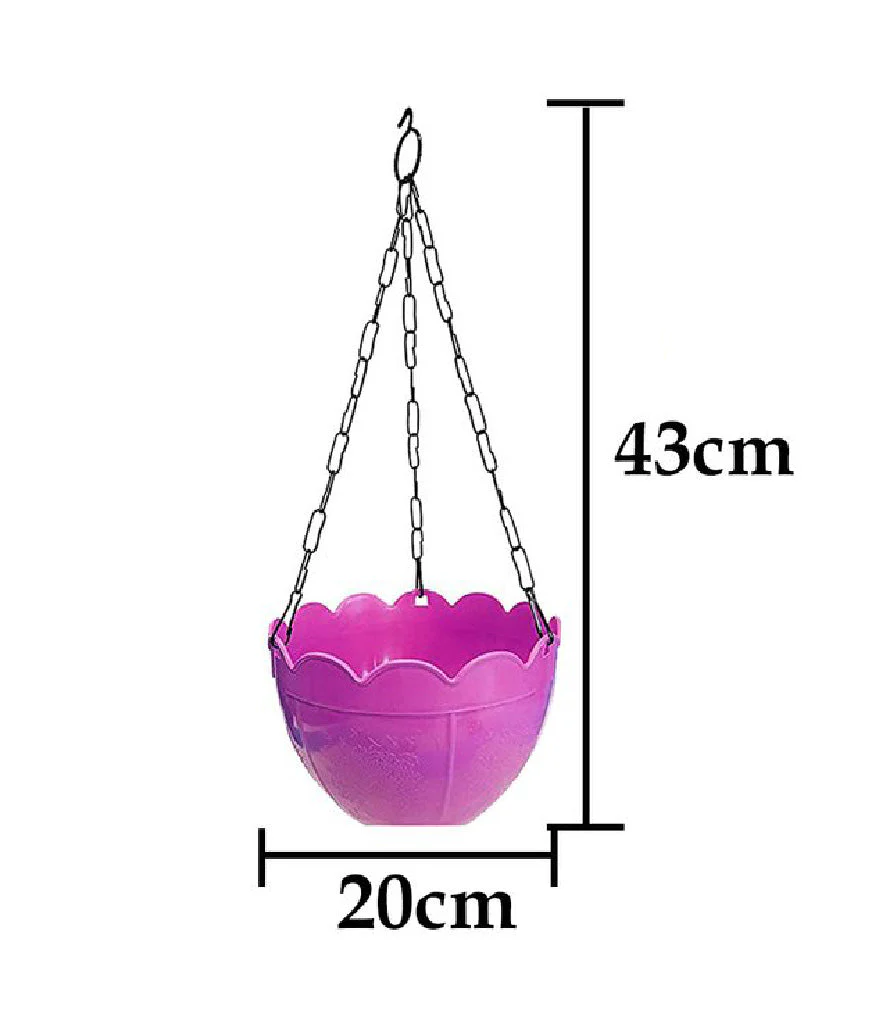 Flower Pot Plant with Hanging Chain for Houseplants Garden Balcony Decoration - Image 5