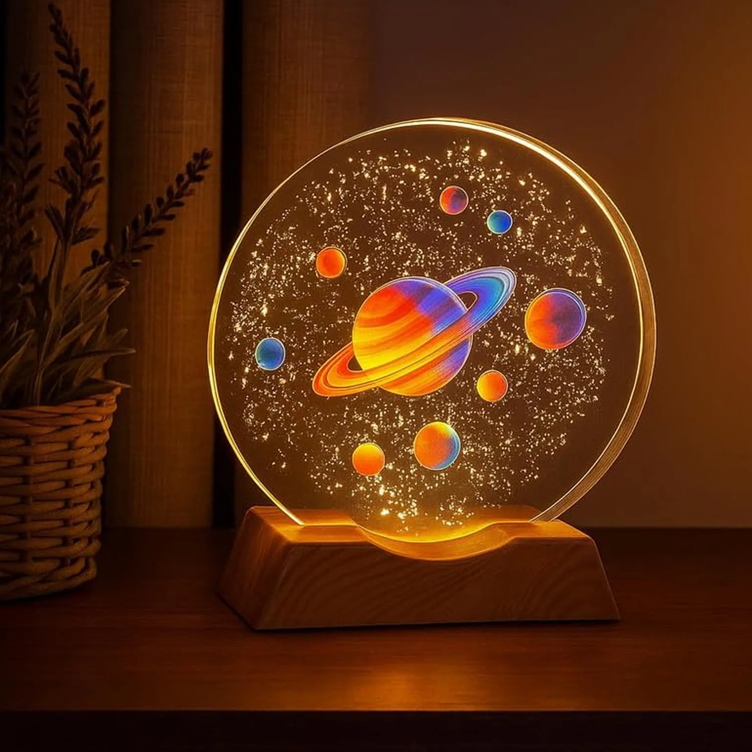 3D Creative Visualization Lamp – LED Night Ligh (1 Pc) - Image 3