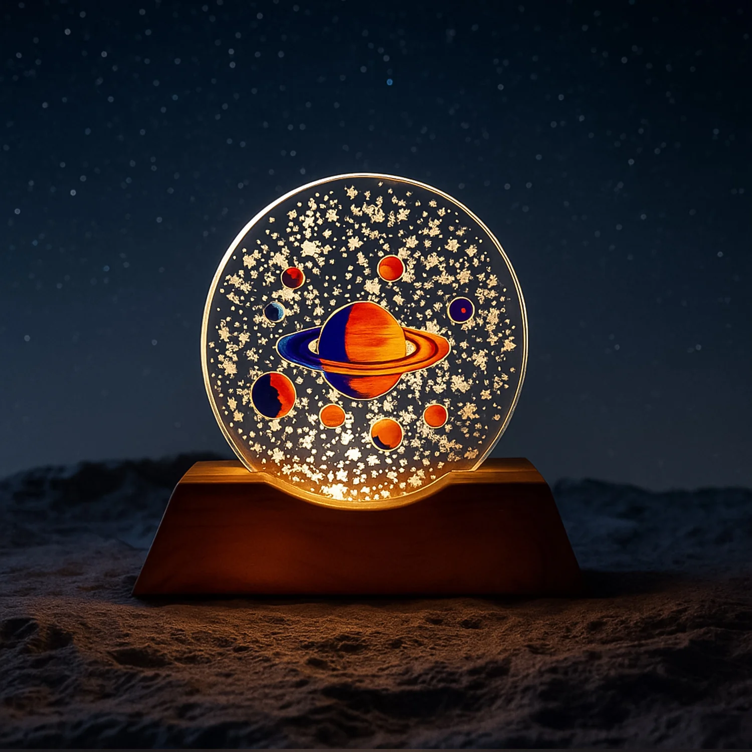 3D Creative Visualization Lamp – LED Night Ligh (1 Pc) - Image 7