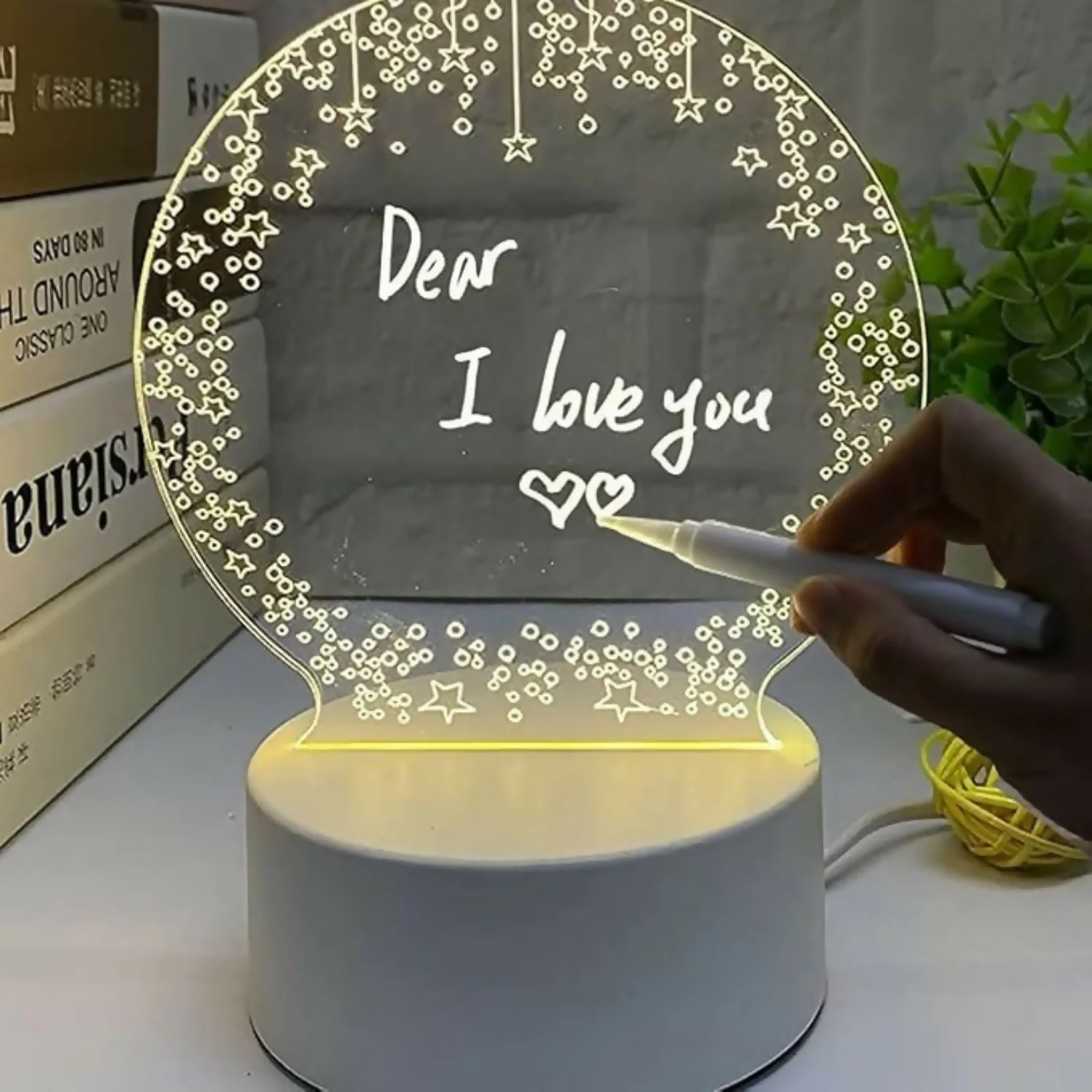 3D Creative Writeable LED Night Lamp - Image 2