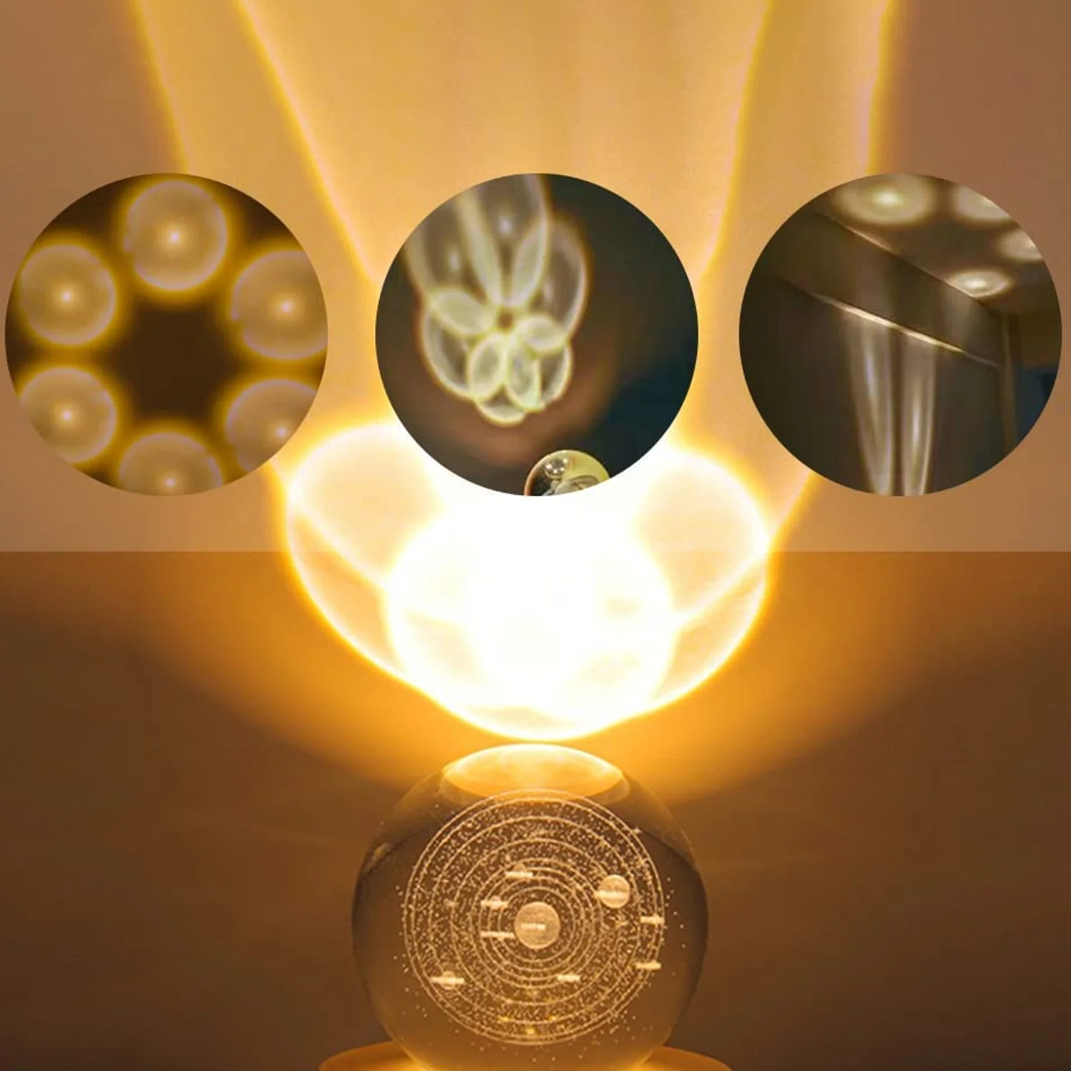 3D Crystal Ball Night Lamp (1 PC) - Image 9