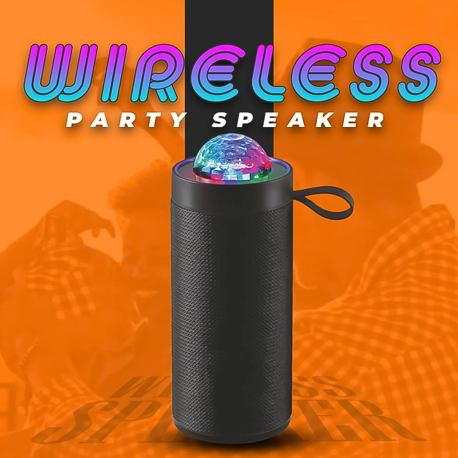 3D Disco Light Sound Bluetooth Speaker (1 Pc) - Image 5