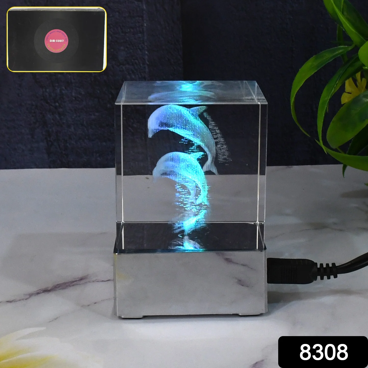 3D Mix Design LED Light, Desk Decor, LED Light Base, USB Charging (1 Pc / Mix Design) - Image 2