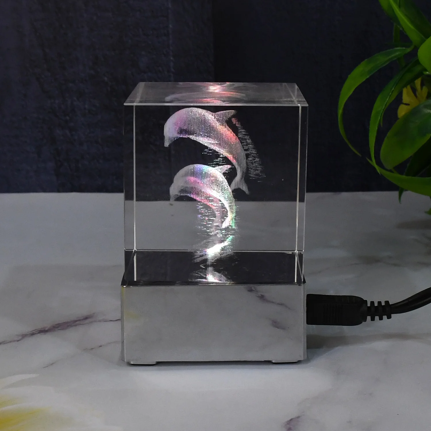 3D Mix Design LED Light, Desk Decor, LED Light Base, USB Charging (1 Pc / Mix Design) - Image 3