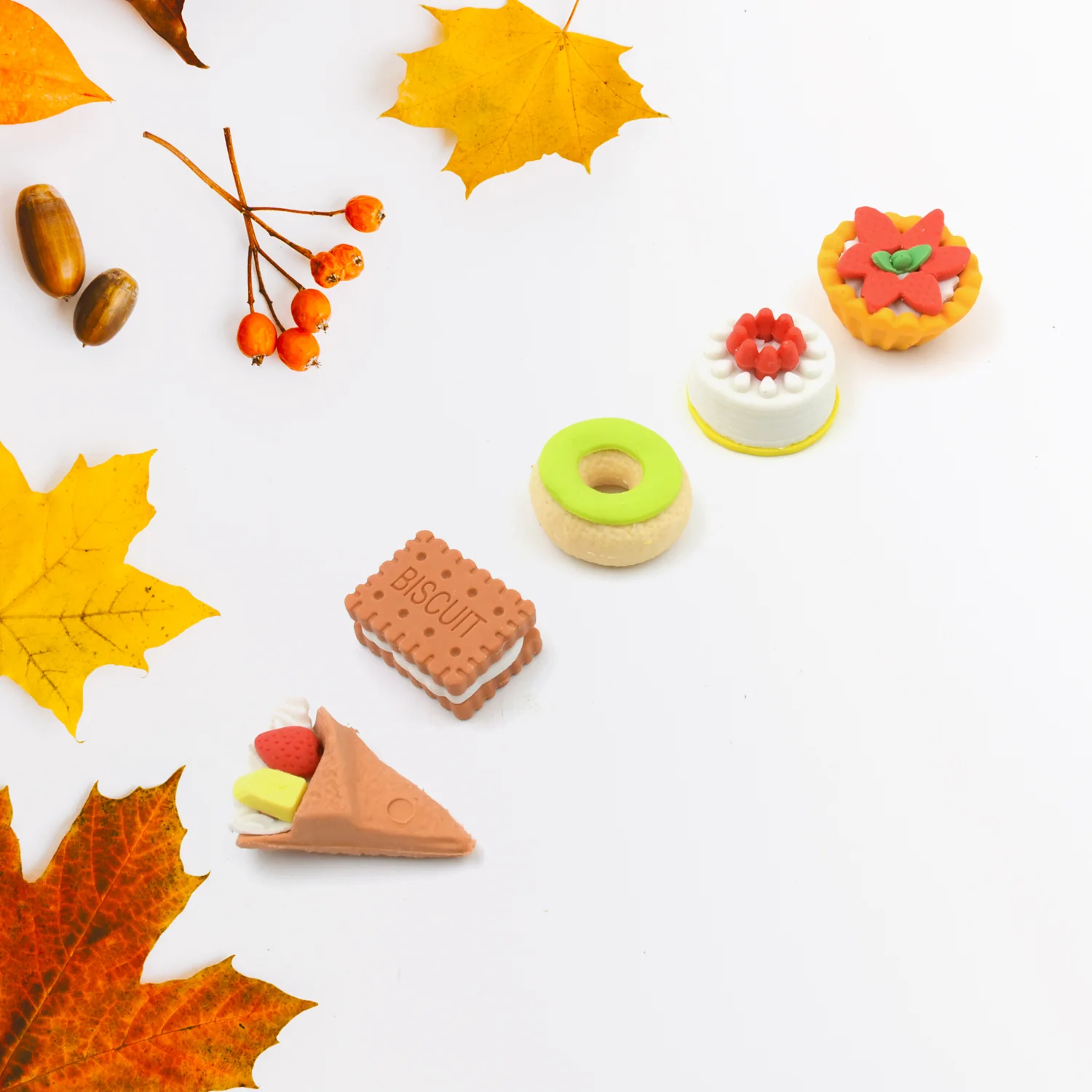 3D Fast Food Erasers Set, Cute Mini Colorful Erasers for Kids Gift & School (5 Pcs) - Image 4