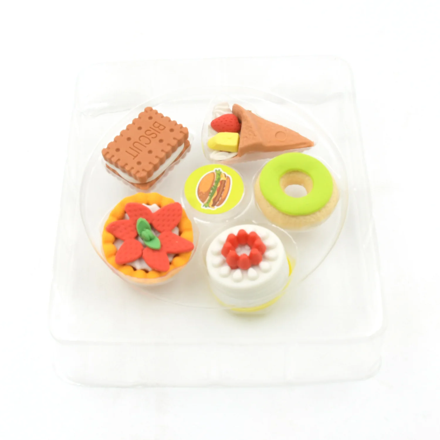 3D Fast Food Erasers Set, Cute Mini Colorful Erasers for Kids Gift & School (5 Pcs) - Image 5