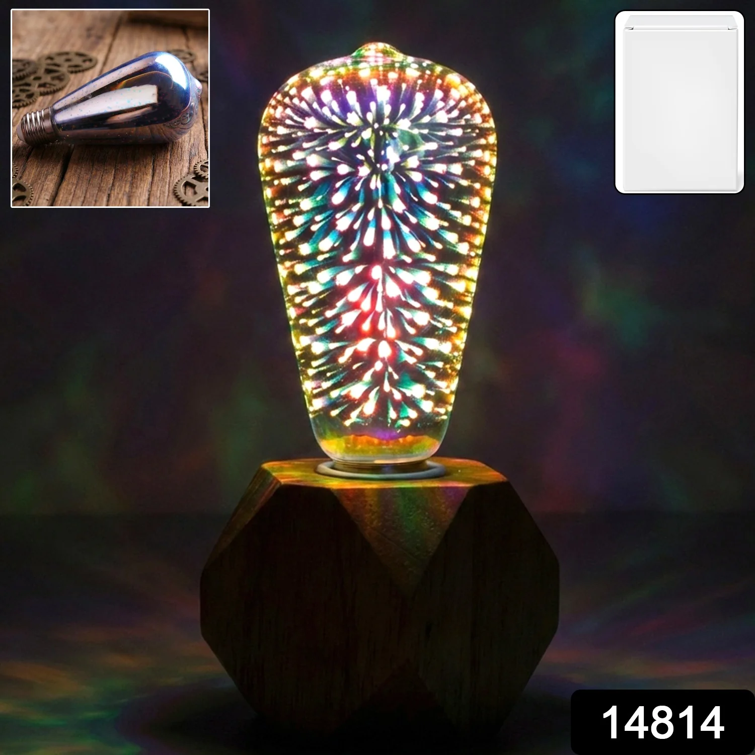 3D Firework LED Decorative Bulb Light for Home Decoration & Night Ambience - Image 2