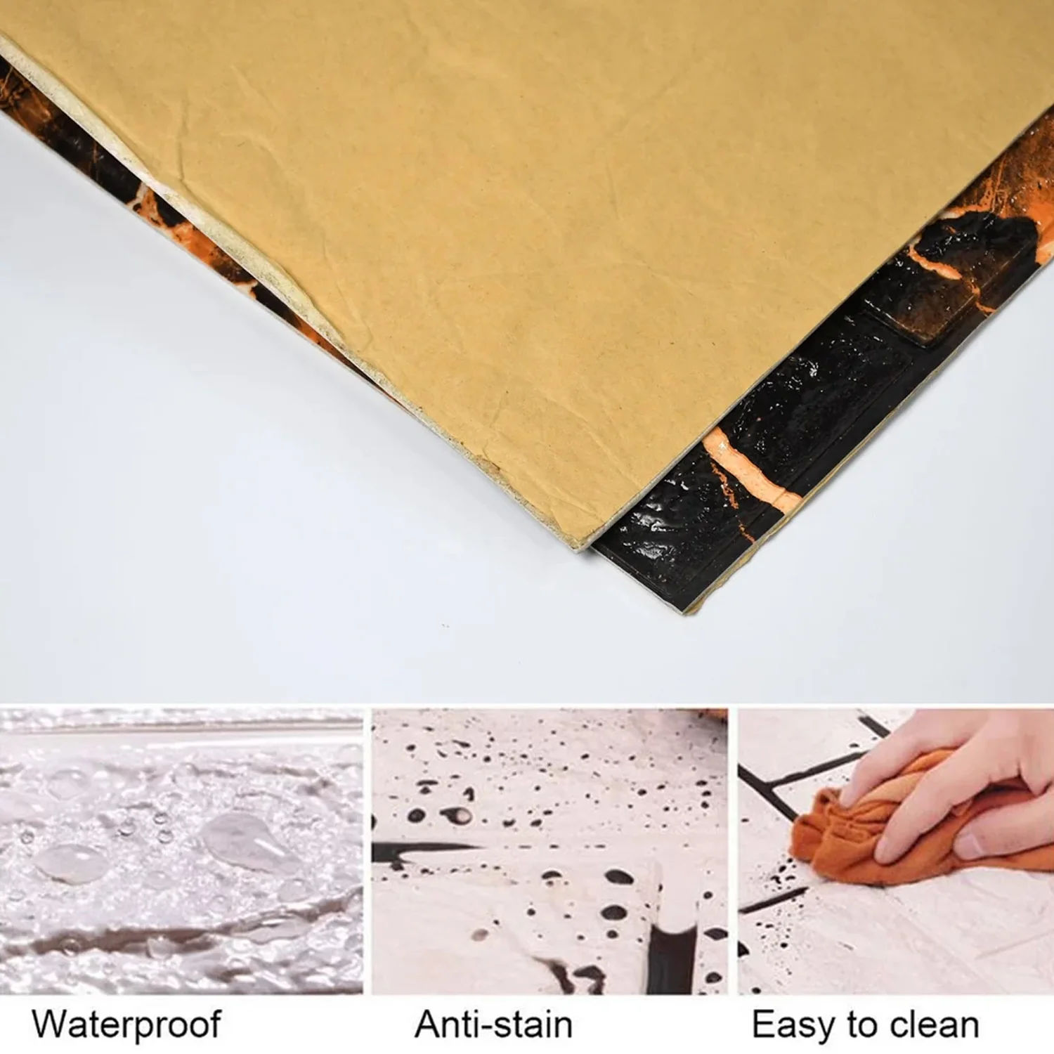 Wallpaper 3D Foam Wallpaper Sticker Panels (76 x 70 Cm / 1 Pc) - Image 6