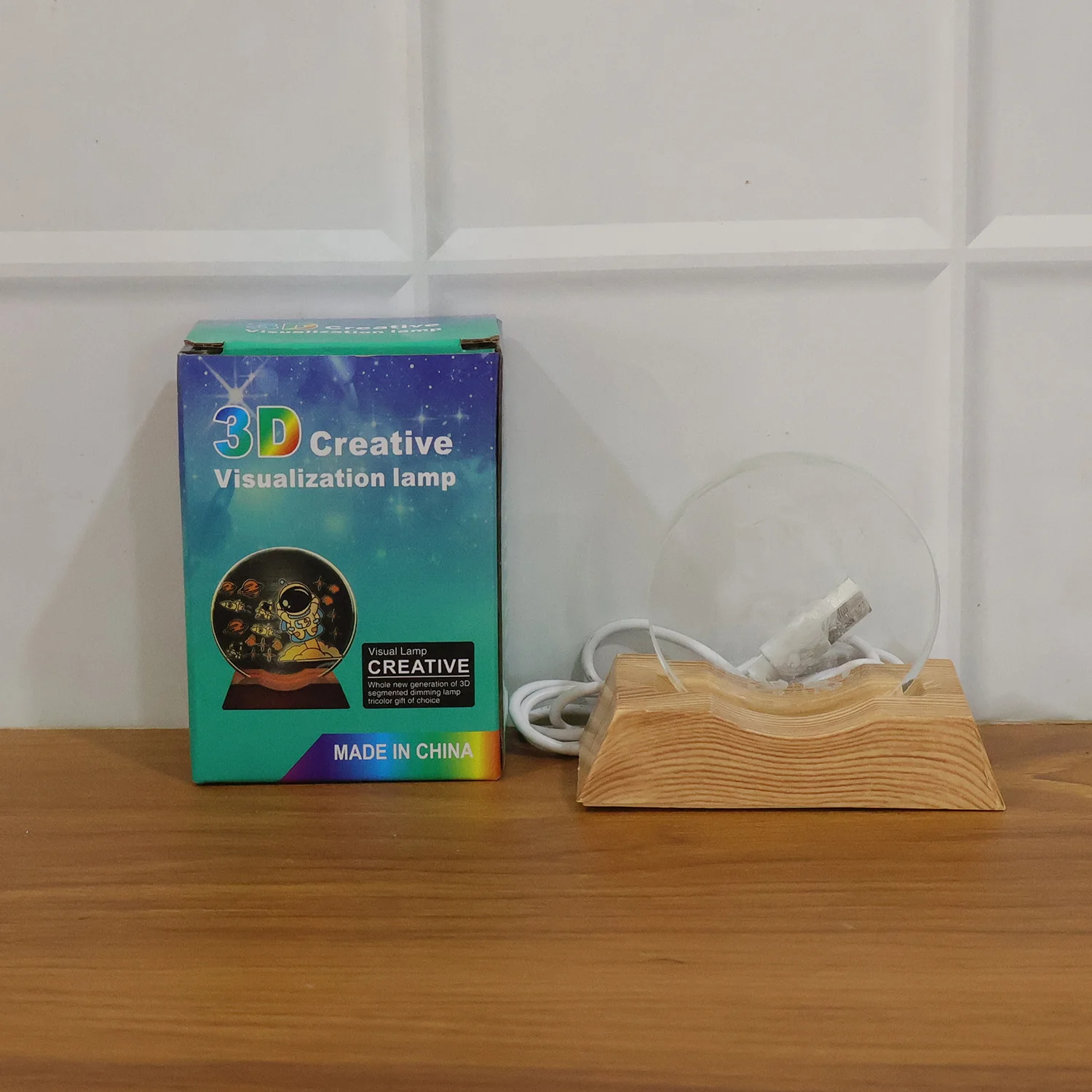 3D Lord Ganesha Acrylic LED Night Lamp (1 Pc) - Image 8