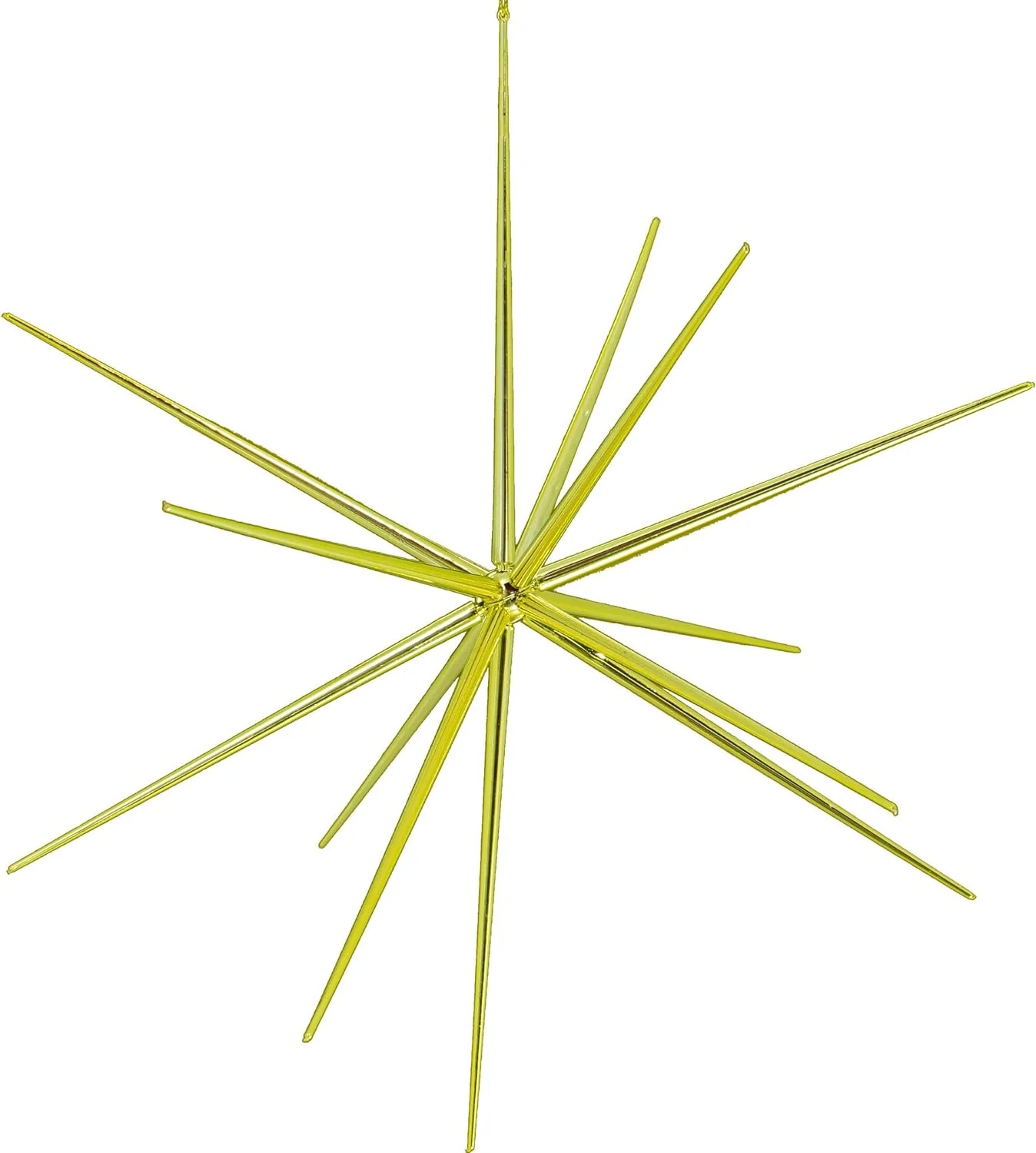 3D Gold Star Hanging Decoration Star, Acrylic Look Hanging Luminous Star - Image 4
