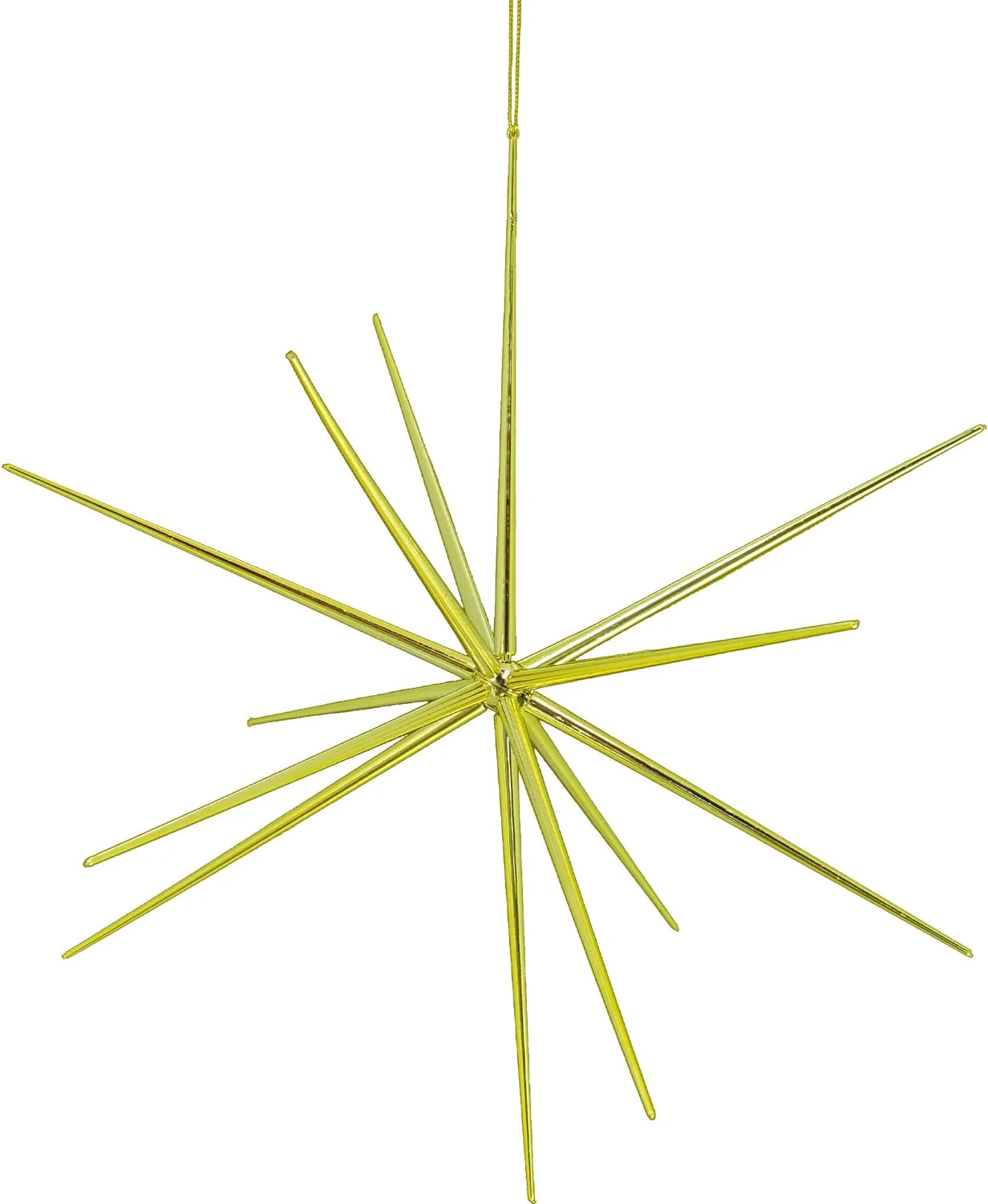 3D Gold Star Hanging Decoration Star, Acrylic Look Hanging Luminous Star - Image 5