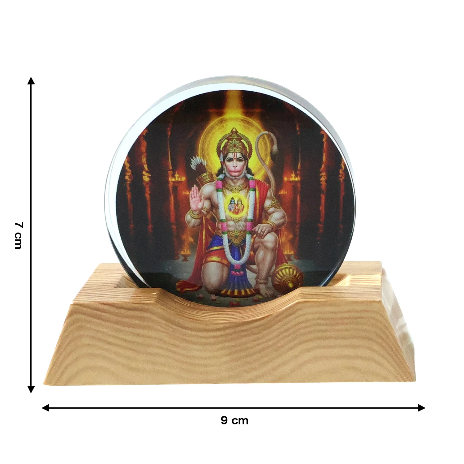 3D Creative Hanuman Ji Acrylic LED Night Lamp (1 Pc) - Image 6