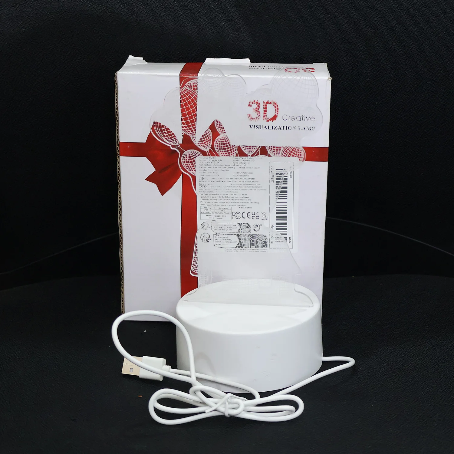 3D Illusion LED Night Lamp with House and Balloons Design - Image 7