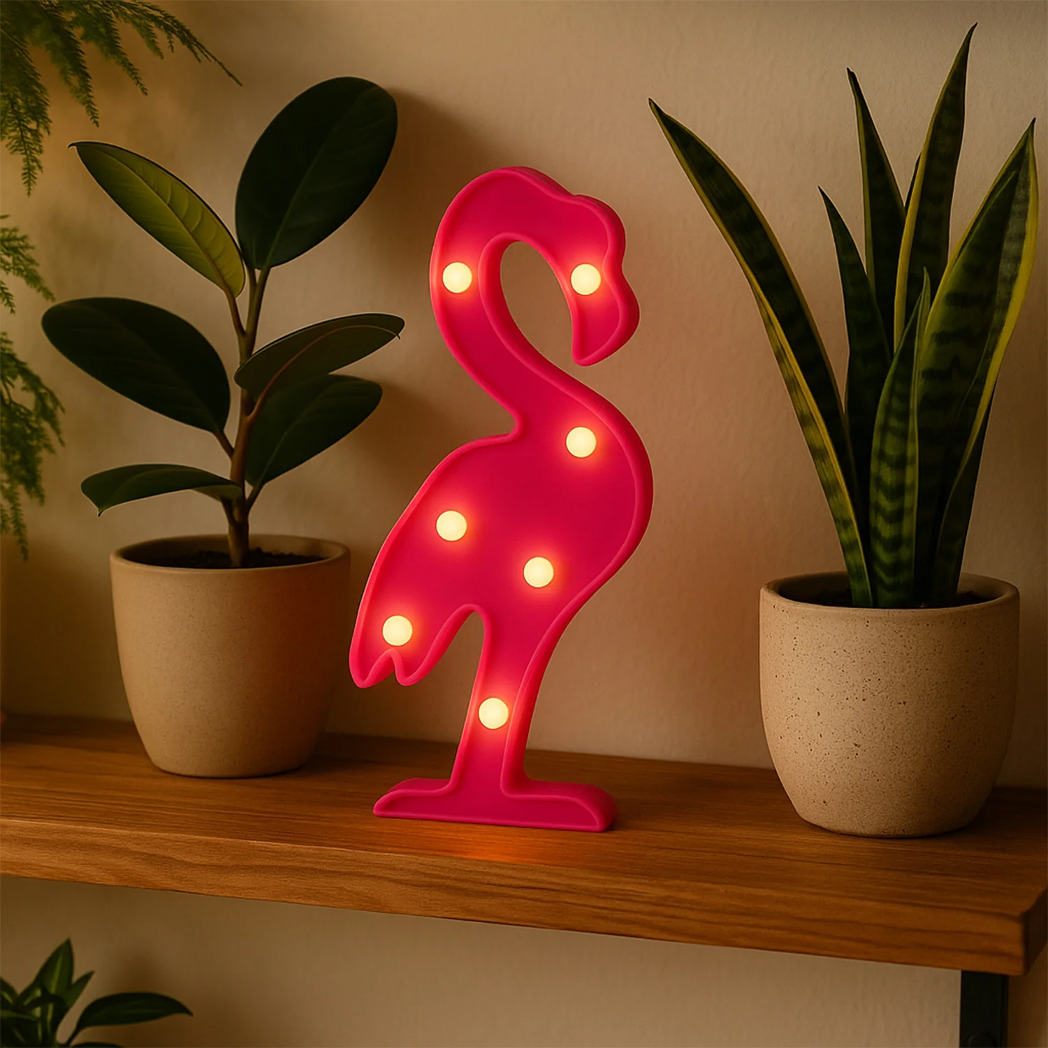 3D LED Night Light Table Lamp for Party Birthday Wedding Atmosphere, Battery Operated Decorative Light Nursery Lamp for Bedroom and Wall Decoration For Children Bedroom Wall, Light (1 Pc / Battery Not Included) - Image 8