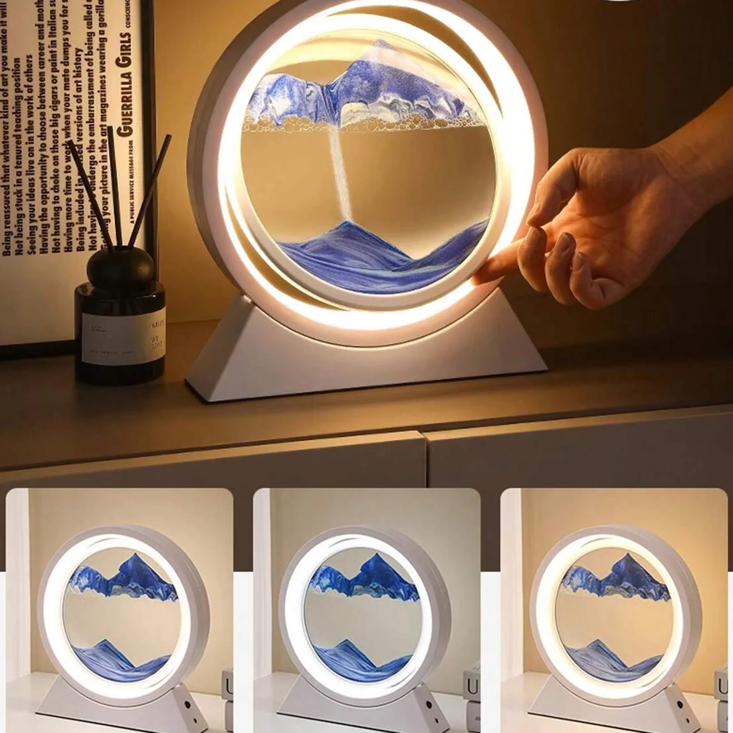 3D Liquid motion Display With LED Light (1 Pc) - Image 6