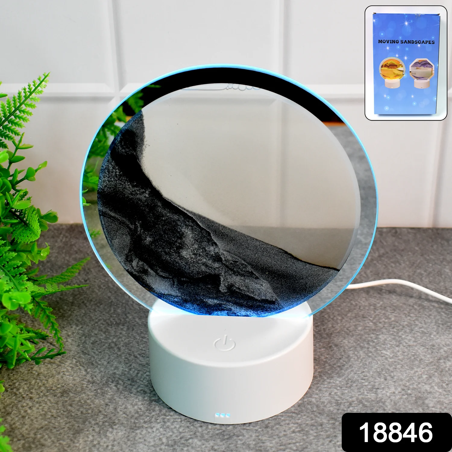3D Liquid motion Display With LED Light (1 Pc) - Image 2