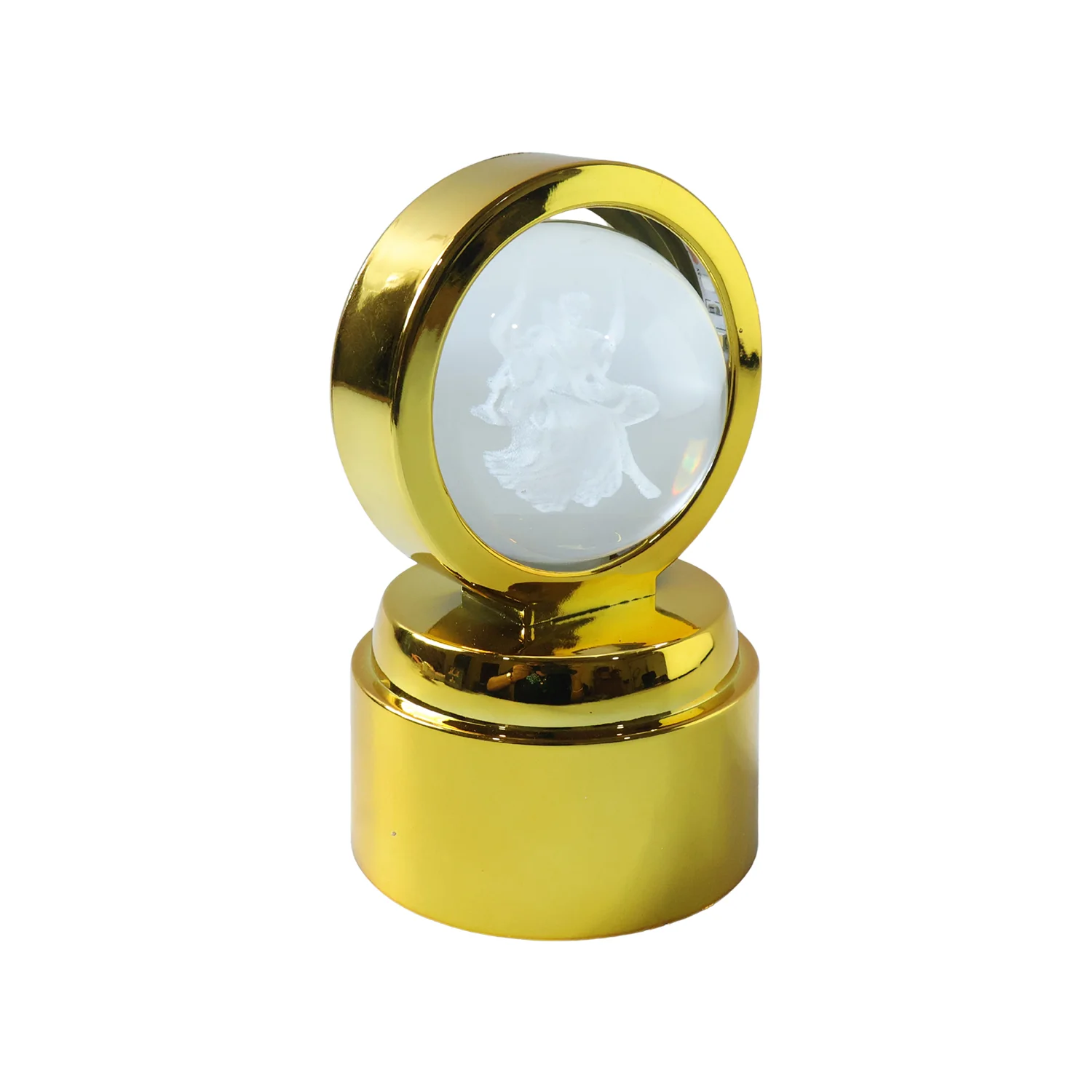 3D Religious Design Crystal Ball LED Night Lamp (1 Pc) - Image 5