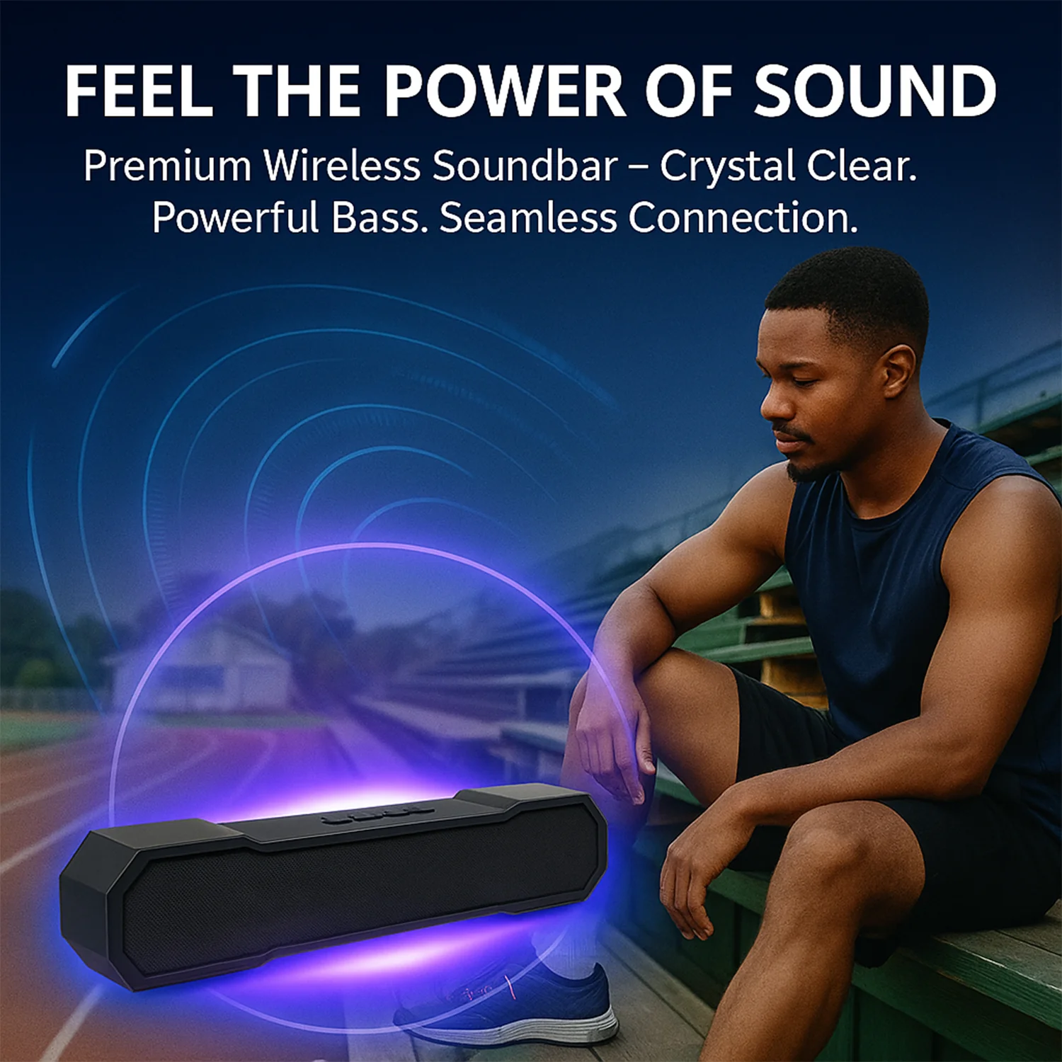 3D Sound Wireless Bluetooth Speaker (1 Pc) - Image 8
