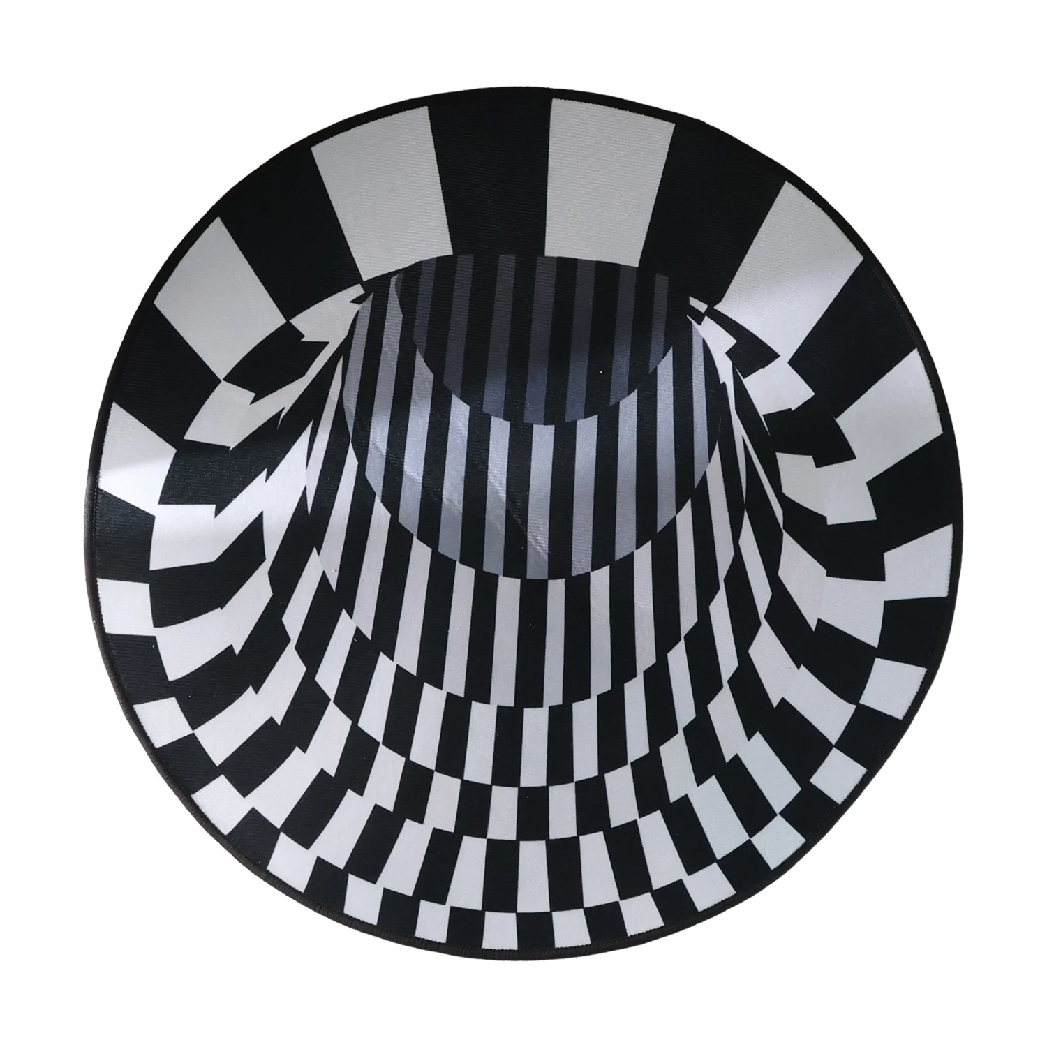 3D Space Round Carpet, Floor Mat Non-Woven Doormat (60 Cm) - Image 5
