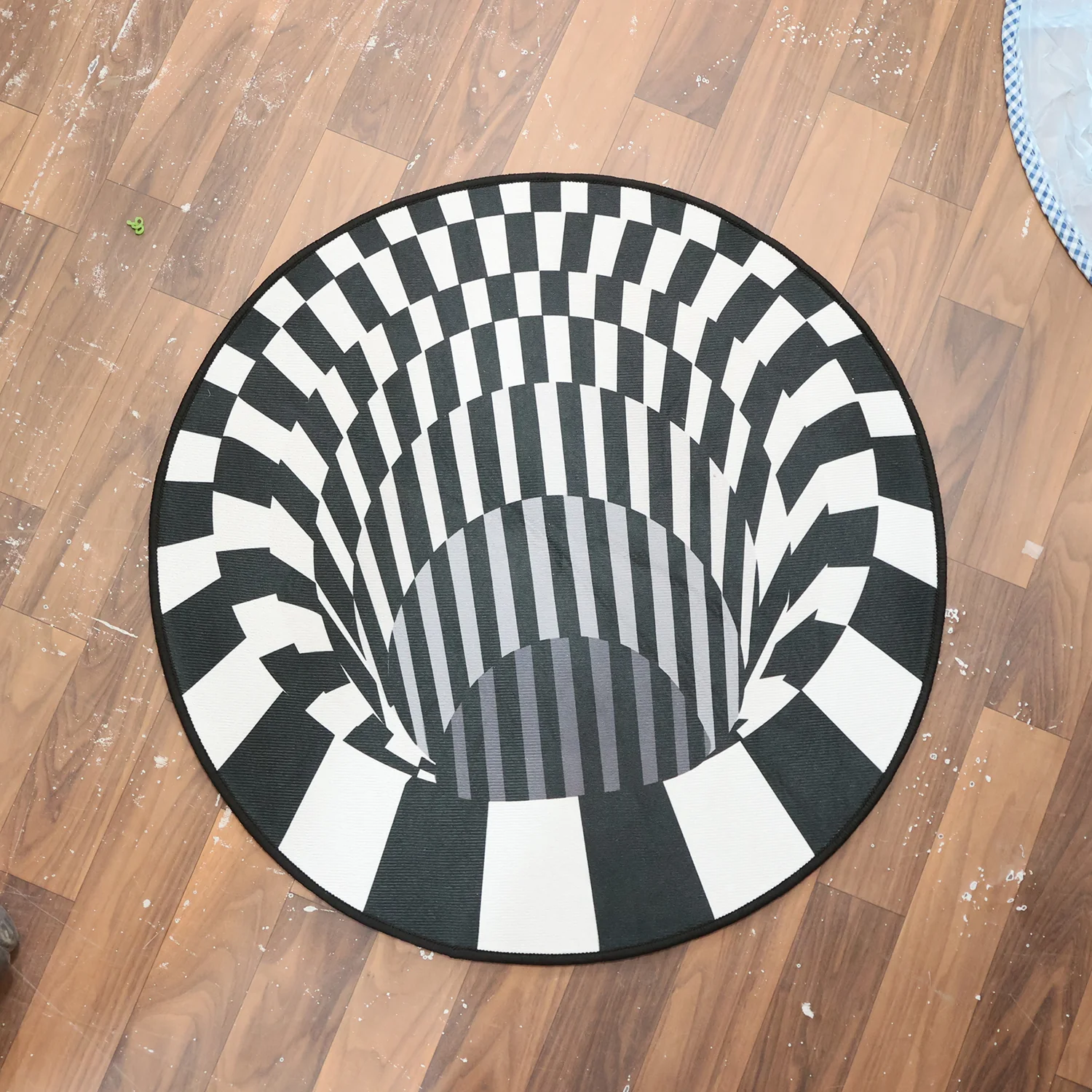 3D Space Round Carpet, Floor Mat Non-Woven Doormat (60 Cm) - Image 8