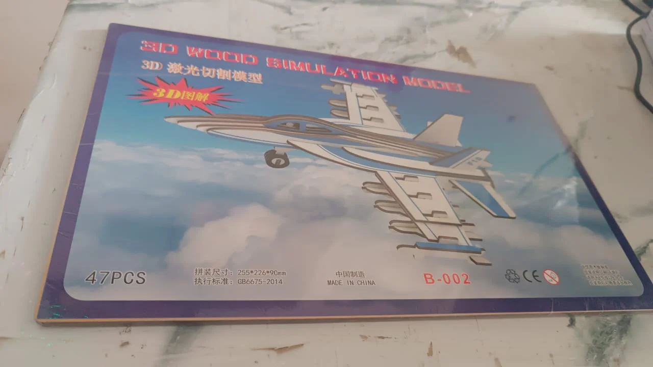3D Wooden Aircraft Puzzle DIY Assembly Kit (Mix Design – 1 Set) - Image 14