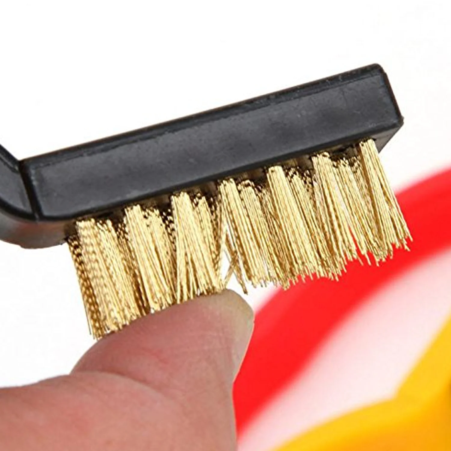 Mini Wire Brush Set - Brass, Nylon, Steel for Cleaning & Rust Removal (3 Pcs Set) - Image 5