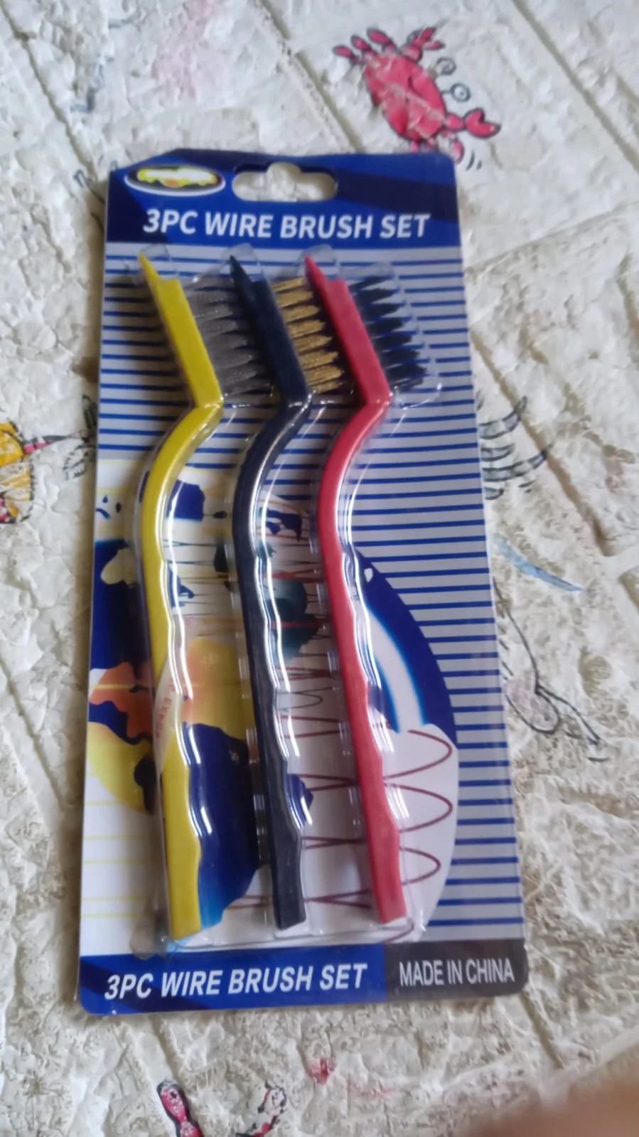 3pc Mini Wire Brush Set Brass Nylon Stainless Steel Bristles Household Cleaning Brush for Gas Stove, Smoke Machine Tool Burner Tiles Tap Rust Removal Welding Slag Dirt & Paint Scrubbing (3 Pcs Set) - Image 6
