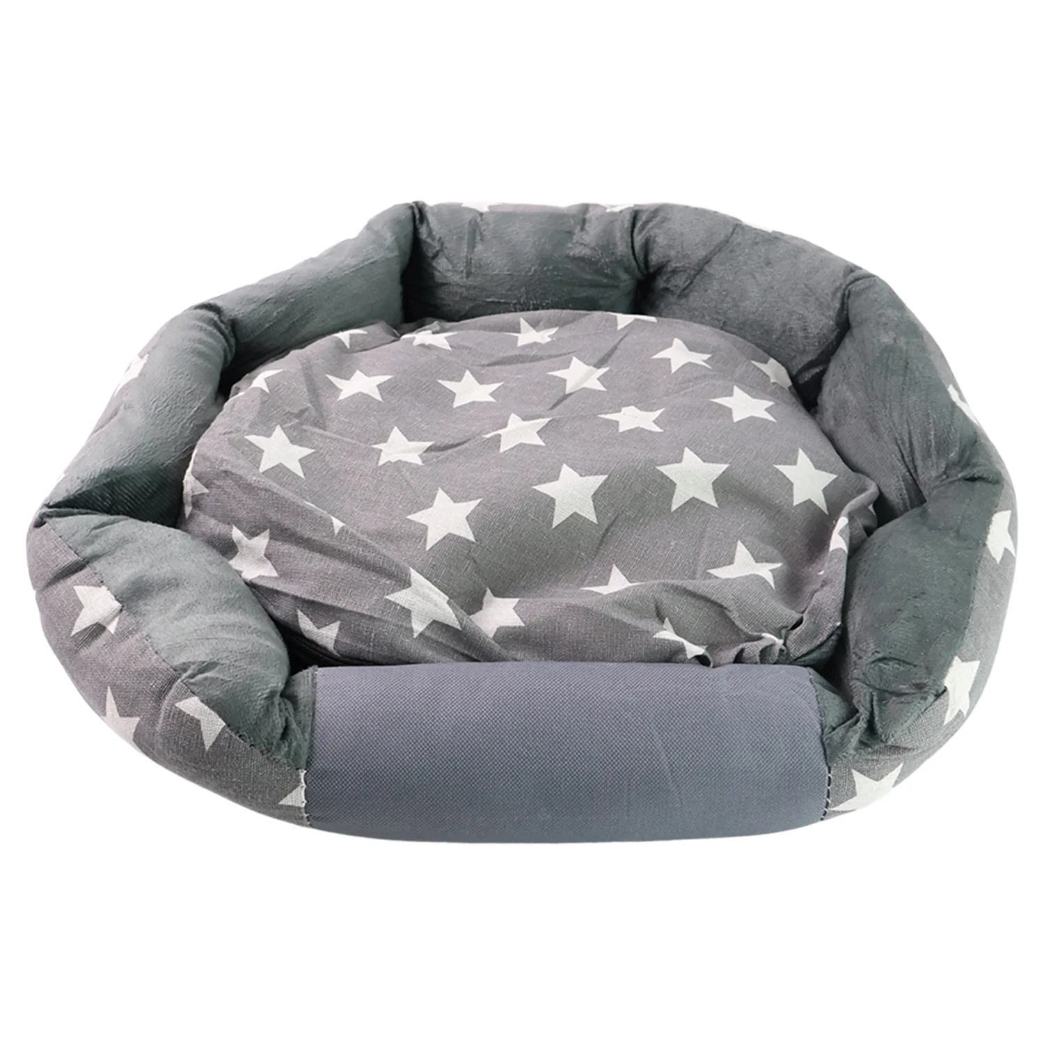 3XL Extra-Large Star Pattern Round Pet Bed for Cats & Small Dogs - Image 5