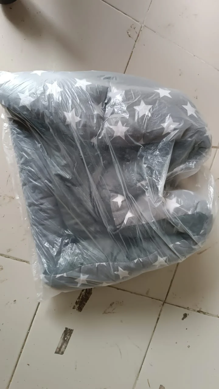 3XL Extra-Large Star Pattern Round Pet Bed for Cats & Small Dogs - Image 7