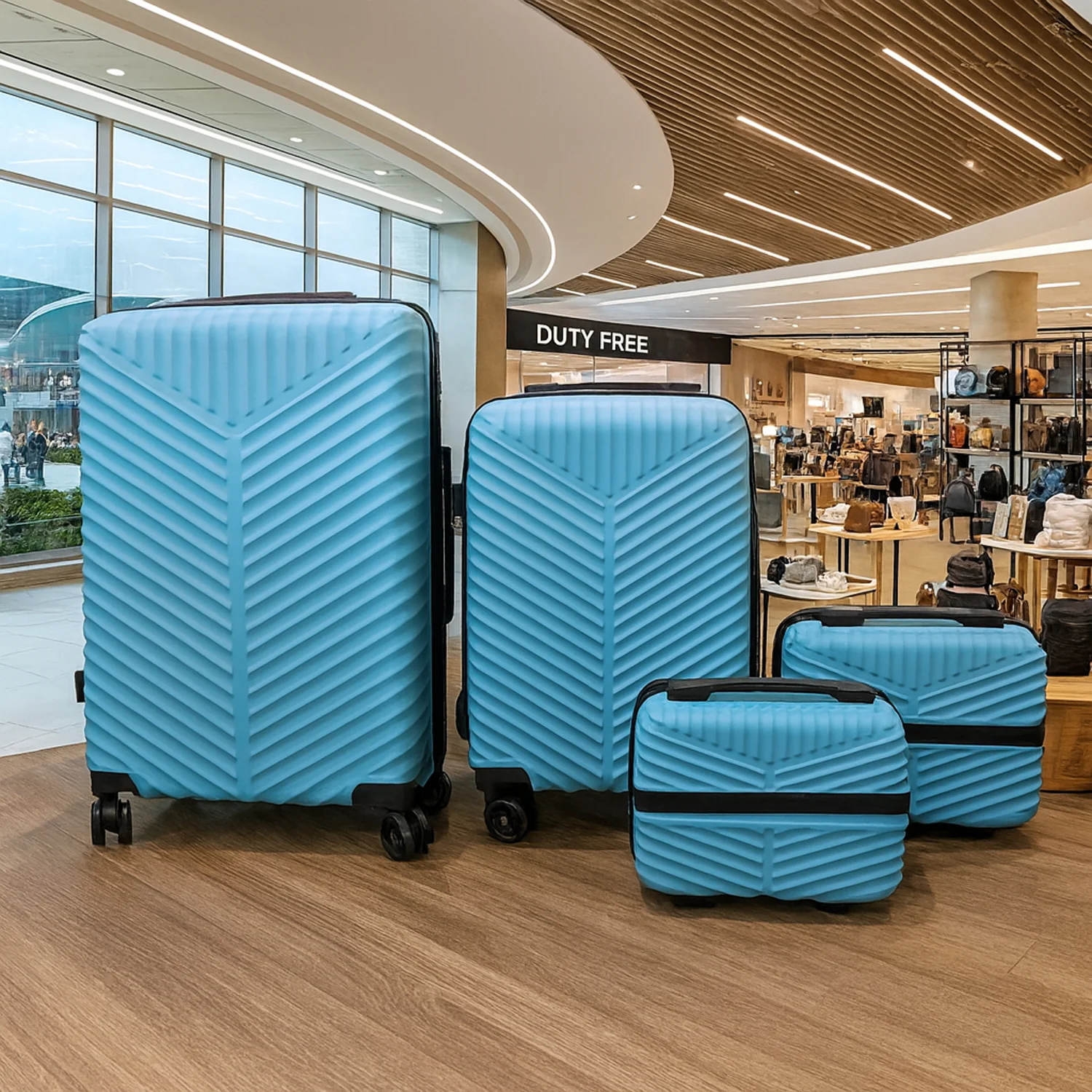 4-in-1 Luggage Set – Durable and Stylish Hard Shell Suitcase Set - Image 3