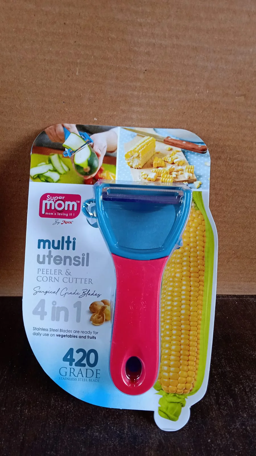 Supermom 4-in-1 Multi-Functional Vegetable & Fruit Peeler (1 Pc) - Image 7