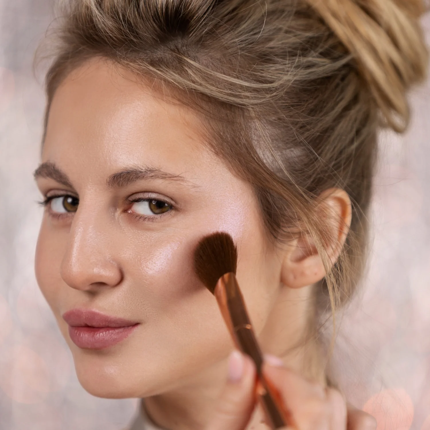4-in-1 Shimmer Highlighter & Illuminator Palette (12 GM / 1 Pc) - Image 4