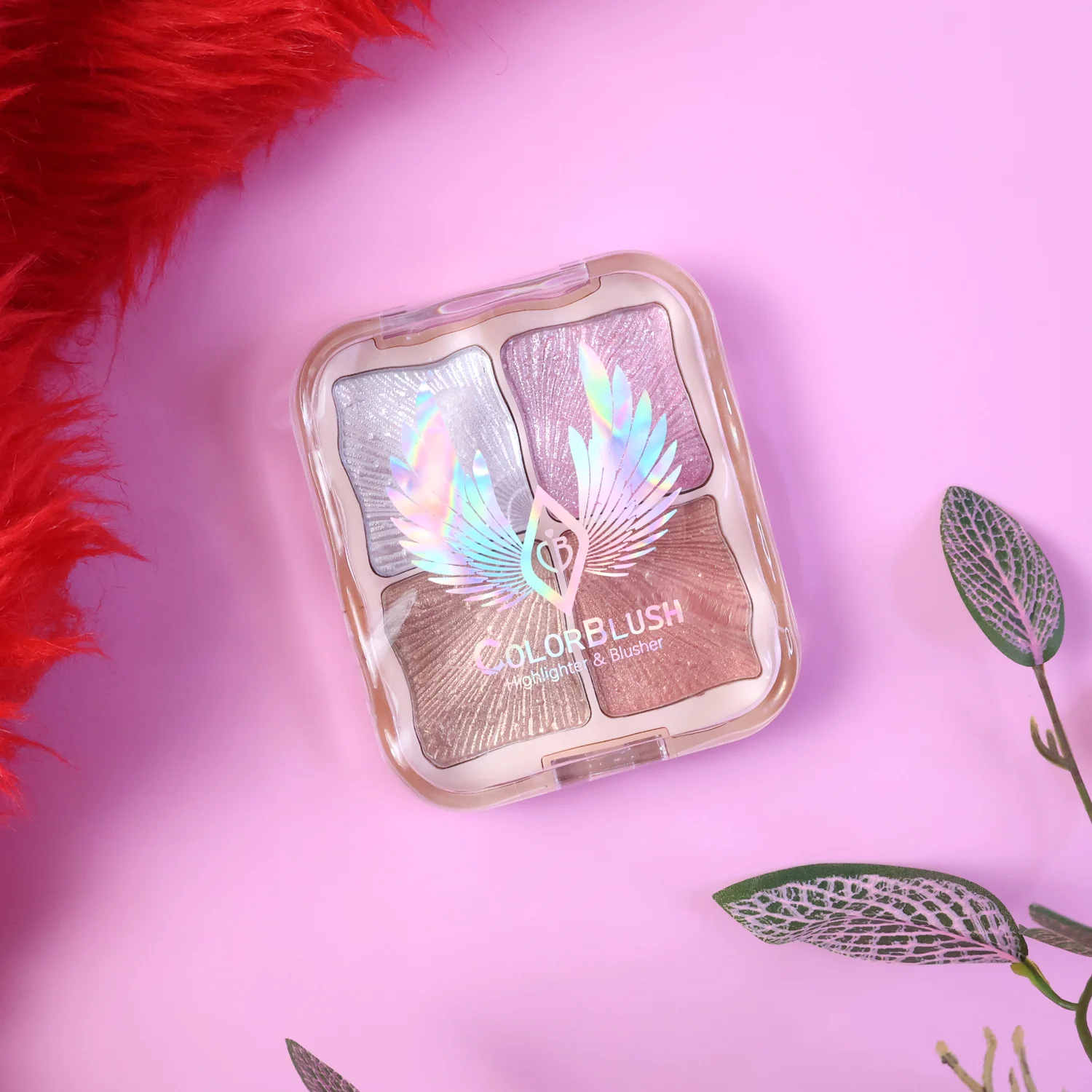 4-in-1 Shimmer Highlighter & Illuminator Palette (12 GM / 1 Pc) - Image 6