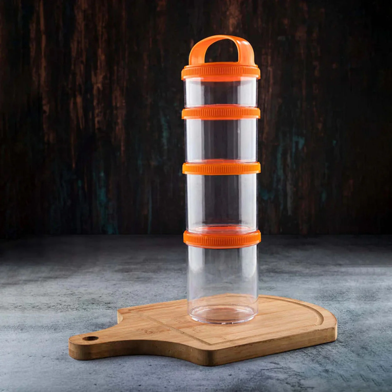4-in-1 Stackable Dry Fruit Storage Container (1 Set) - Image 7