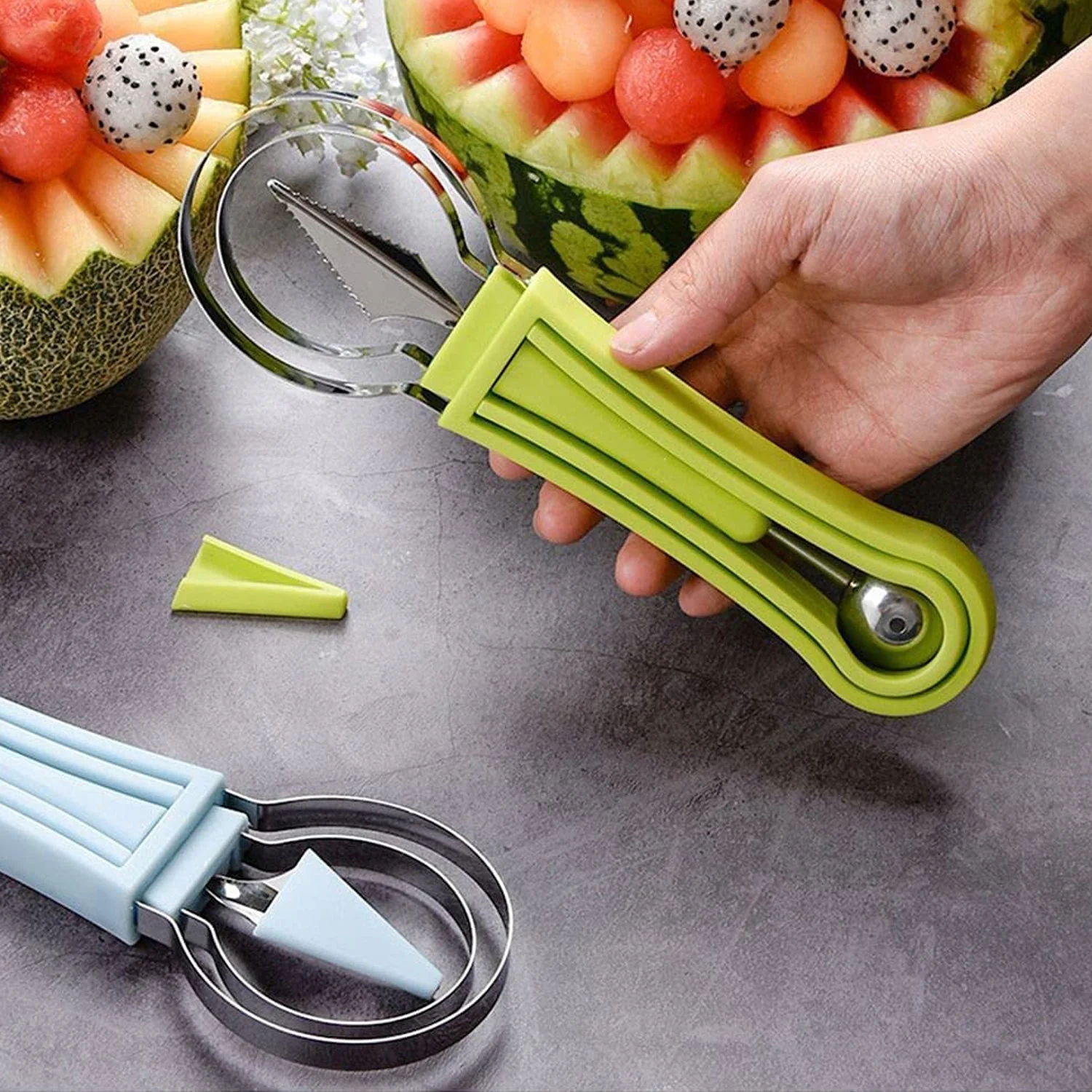 4-in-1 Stainless Steel Fruit Baller & Scooper - Image 5