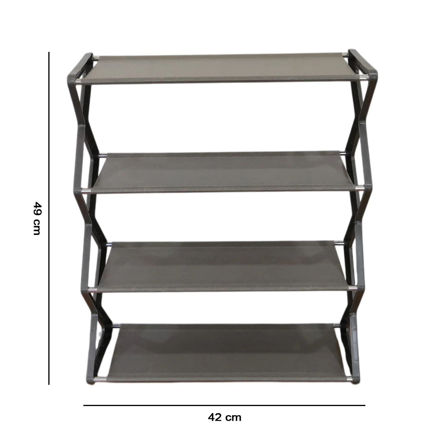 4 Layer Foldable Shoe Rack Organizer (1 Pc) - Image 6