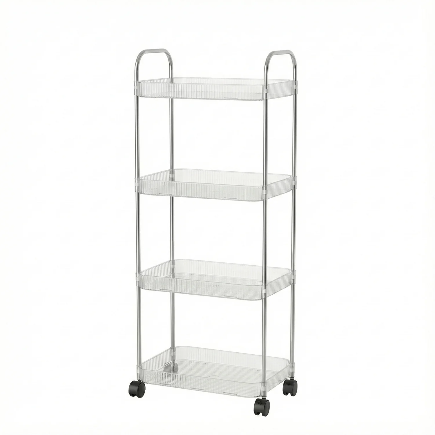 4 Layer Multipurpose Storage Trolley with Wheels - Image 5
