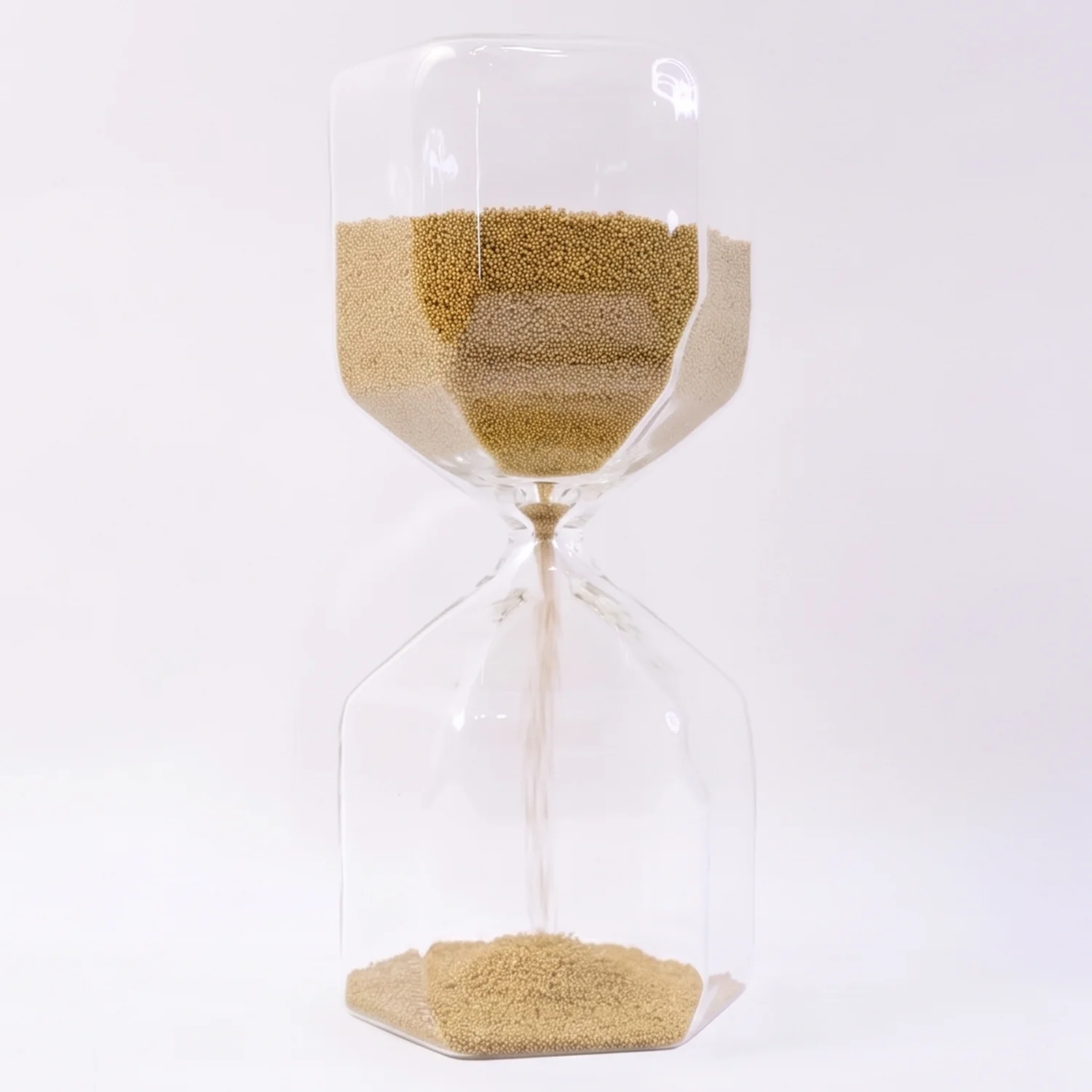 4-Minute approx Sand Timer Hourglass – Decorative Glass Timer (1 Pc) - Image 4