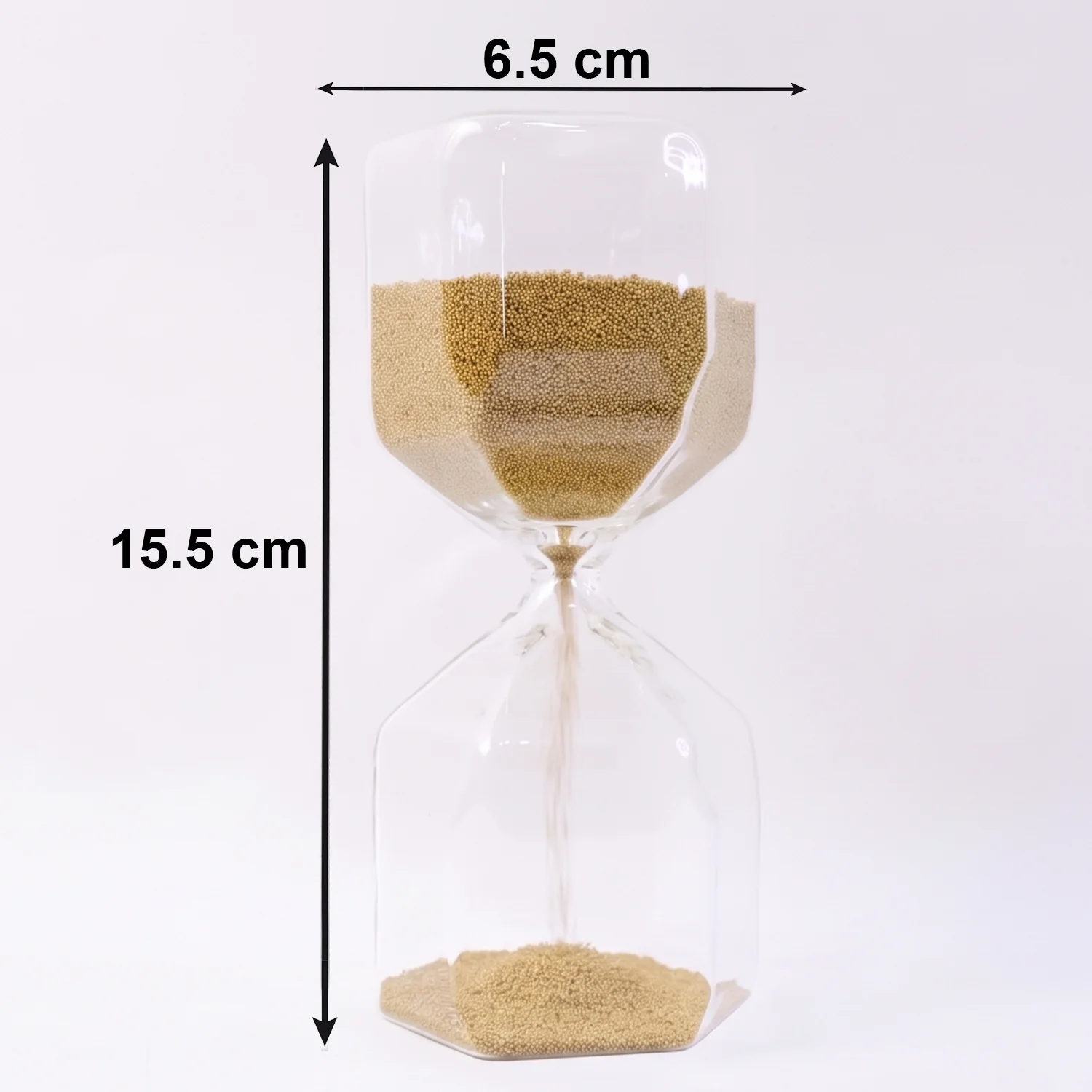 4-Minute approx Sand Timer Hourglass – Decorative Glass Timer (1 Pc) - Image 6