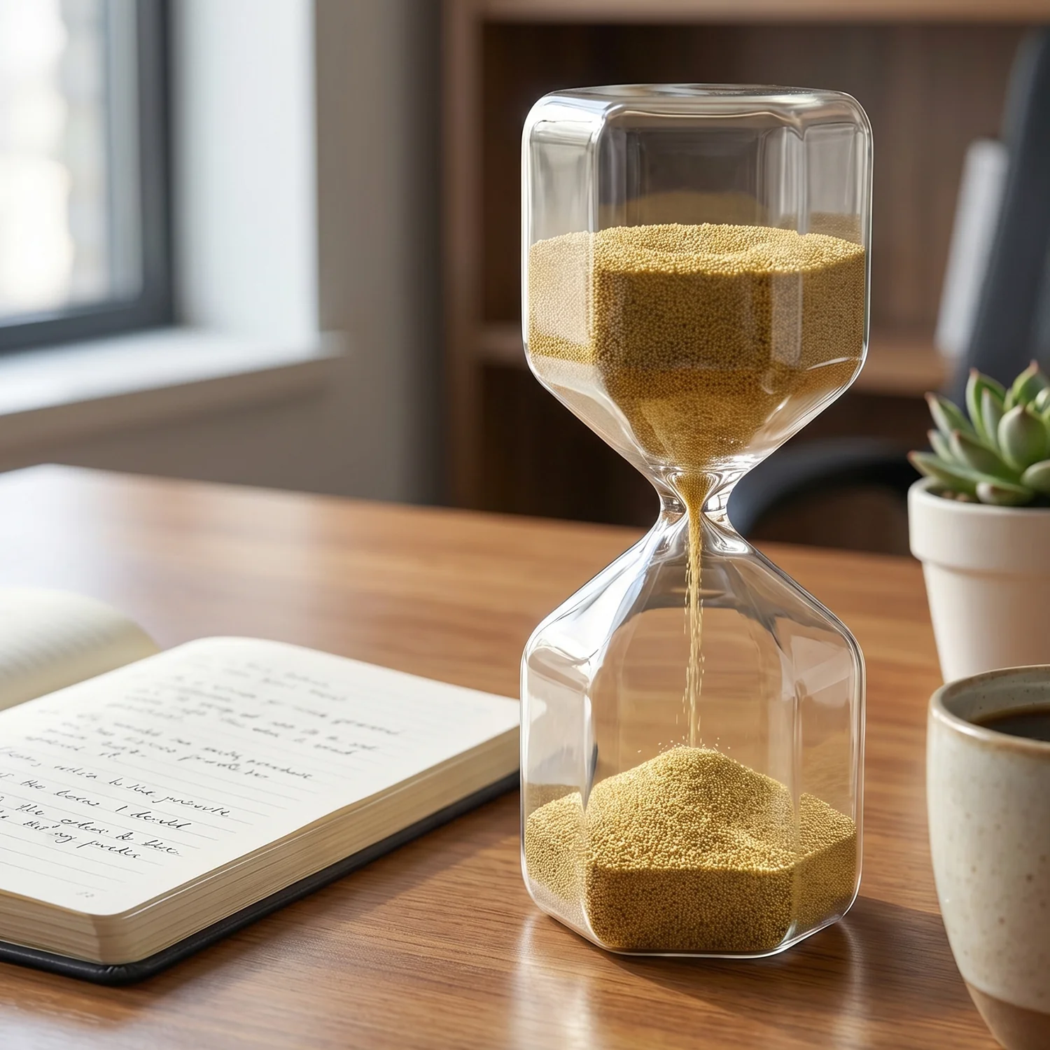 4-Minute approx Sand Timer Hourglass – Decorative Glass Timer (1 Pc) - Image 7