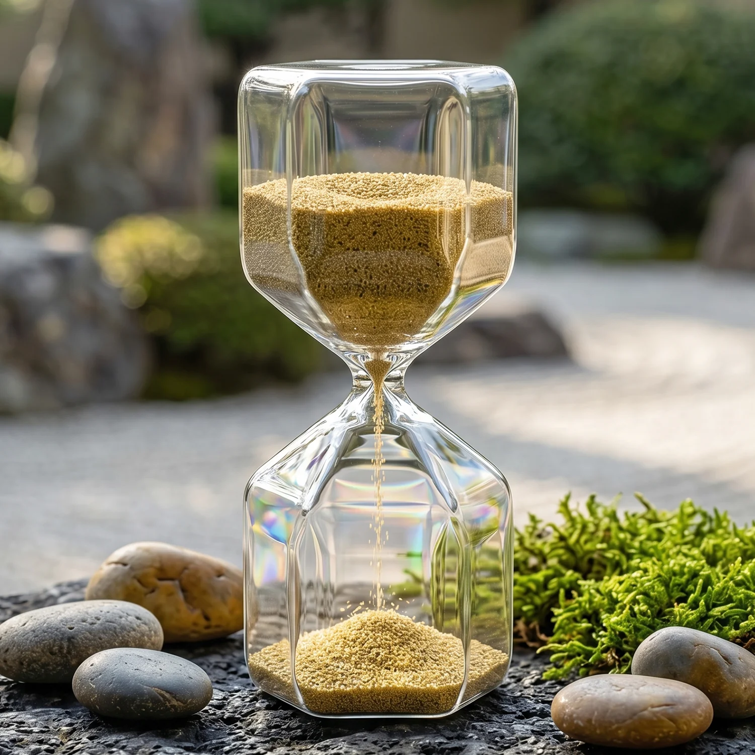 4-Minute approx Sand Timer Hourglass – Decorative Glass Timer (1 Pc) - Image 8