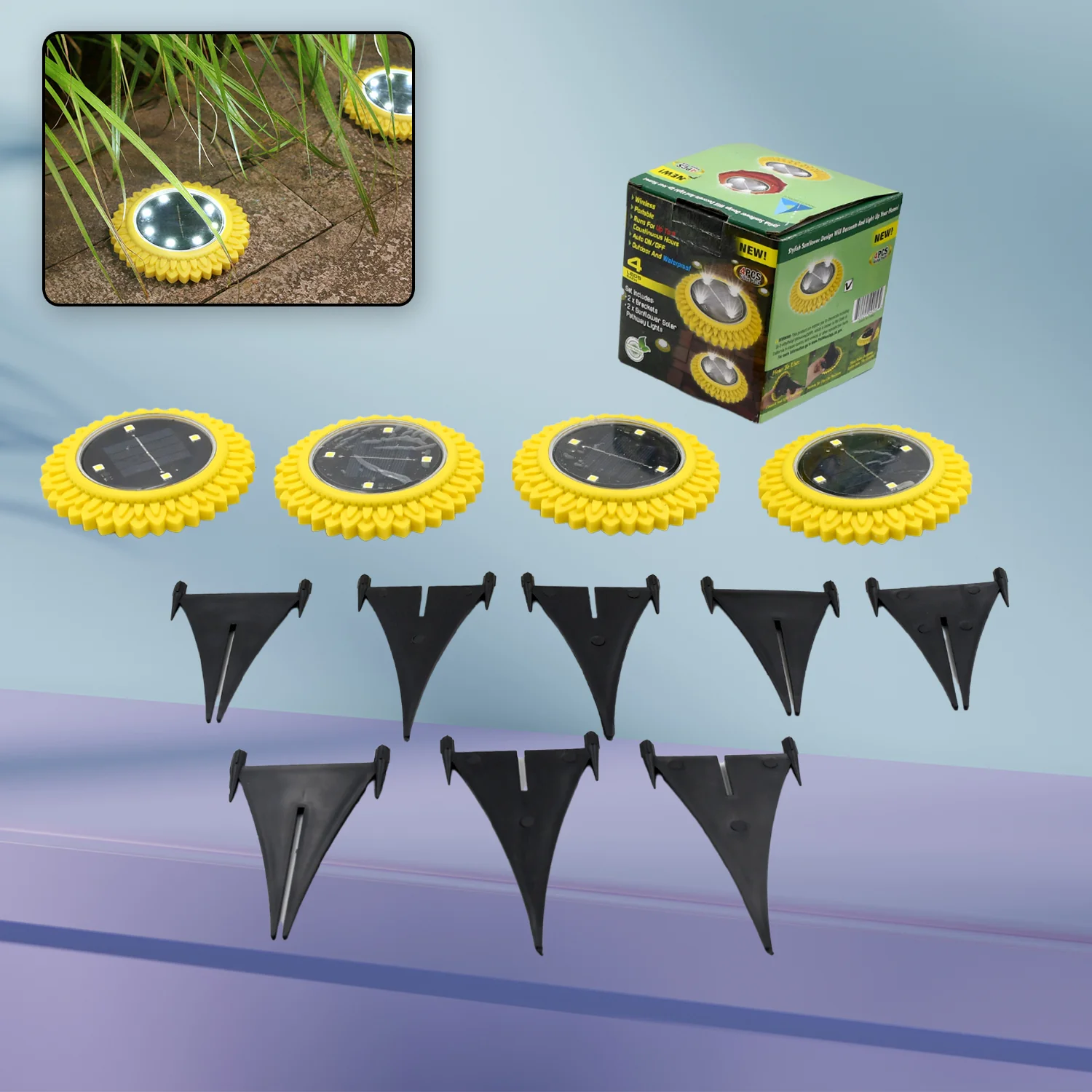 4 Pack Solar Ground Lights - Image 7
