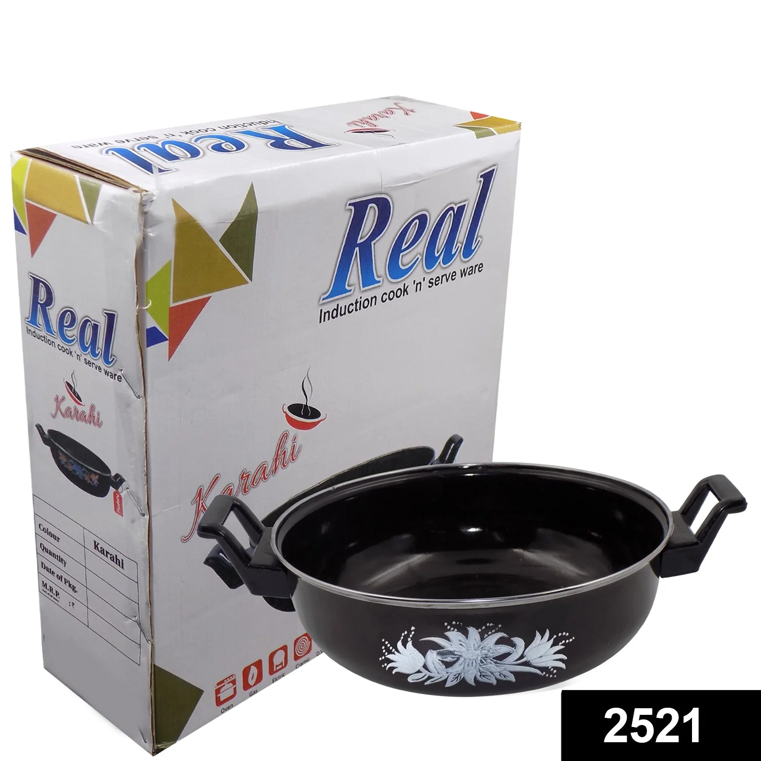 Traditional Small Cast Iron Kadai - Image 2
